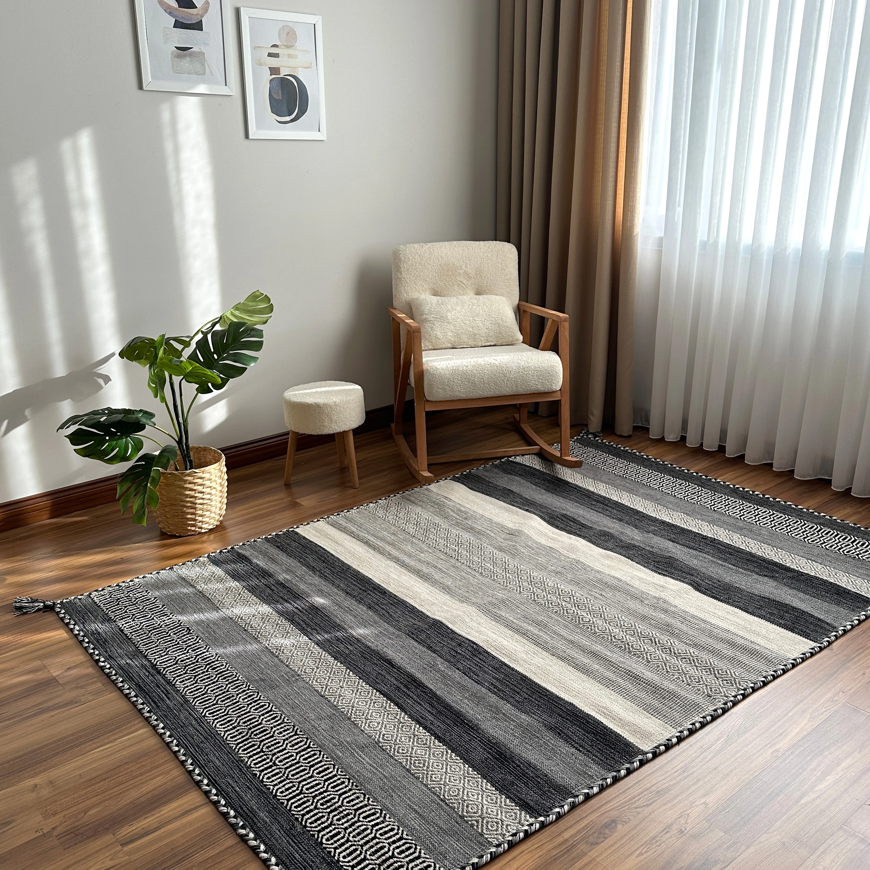 İSKANDİNAV KİLİM TRB-04 GRİ