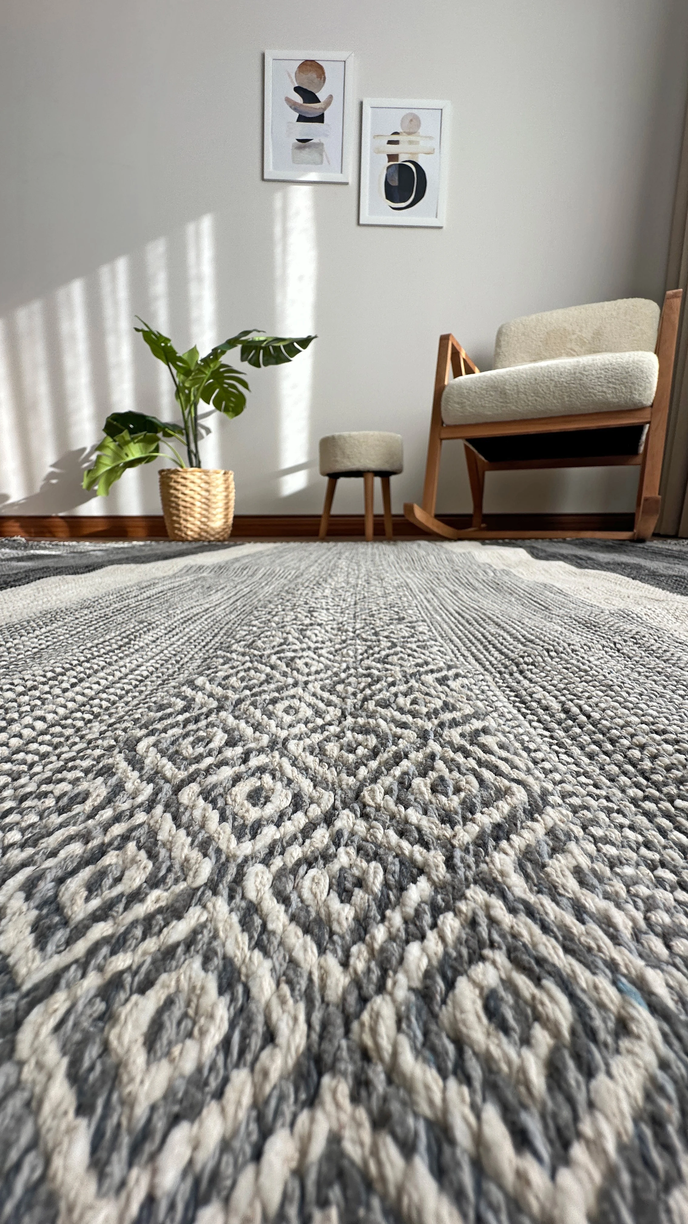 İSKANDİNAV KİLİM TRB-04 GRİ