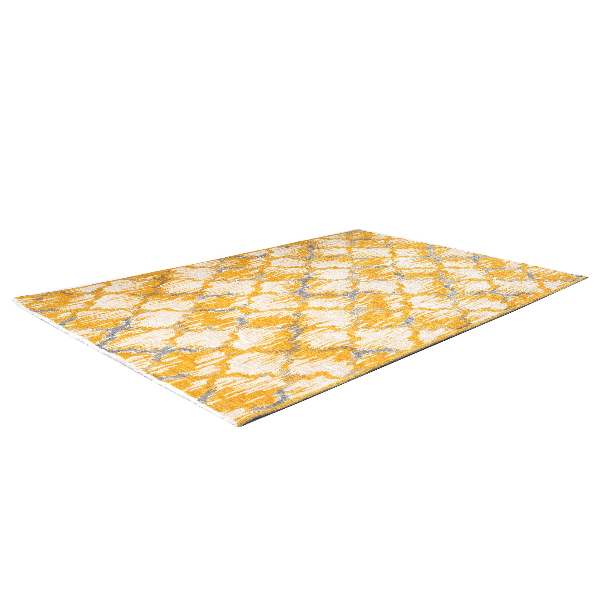 MORETTİ SİDE ÇİFT TARAFLI HALI 10492-F GRİ-SARI