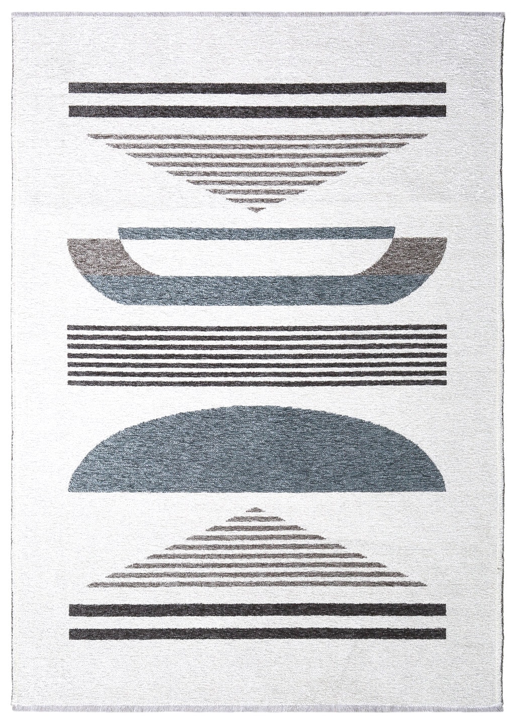 MORETTİ DUO ÇİFT TARAFLI HALI 11732-J GRİ-MAVİ