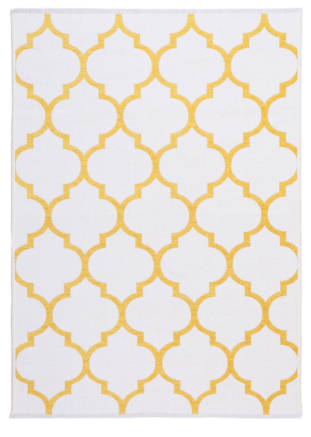 MORETTİ SİDE ÇİFT TARAFLI HALI 11000-F SARI-BEYAZ