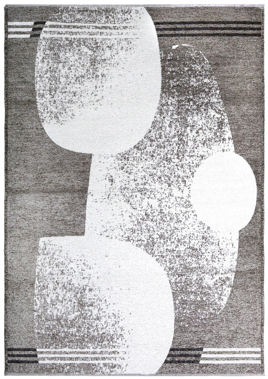 MORETTİ DUO ÇİFT TARAFLI HALI 11733-A AÇIK GRİ-KOYU GRİ