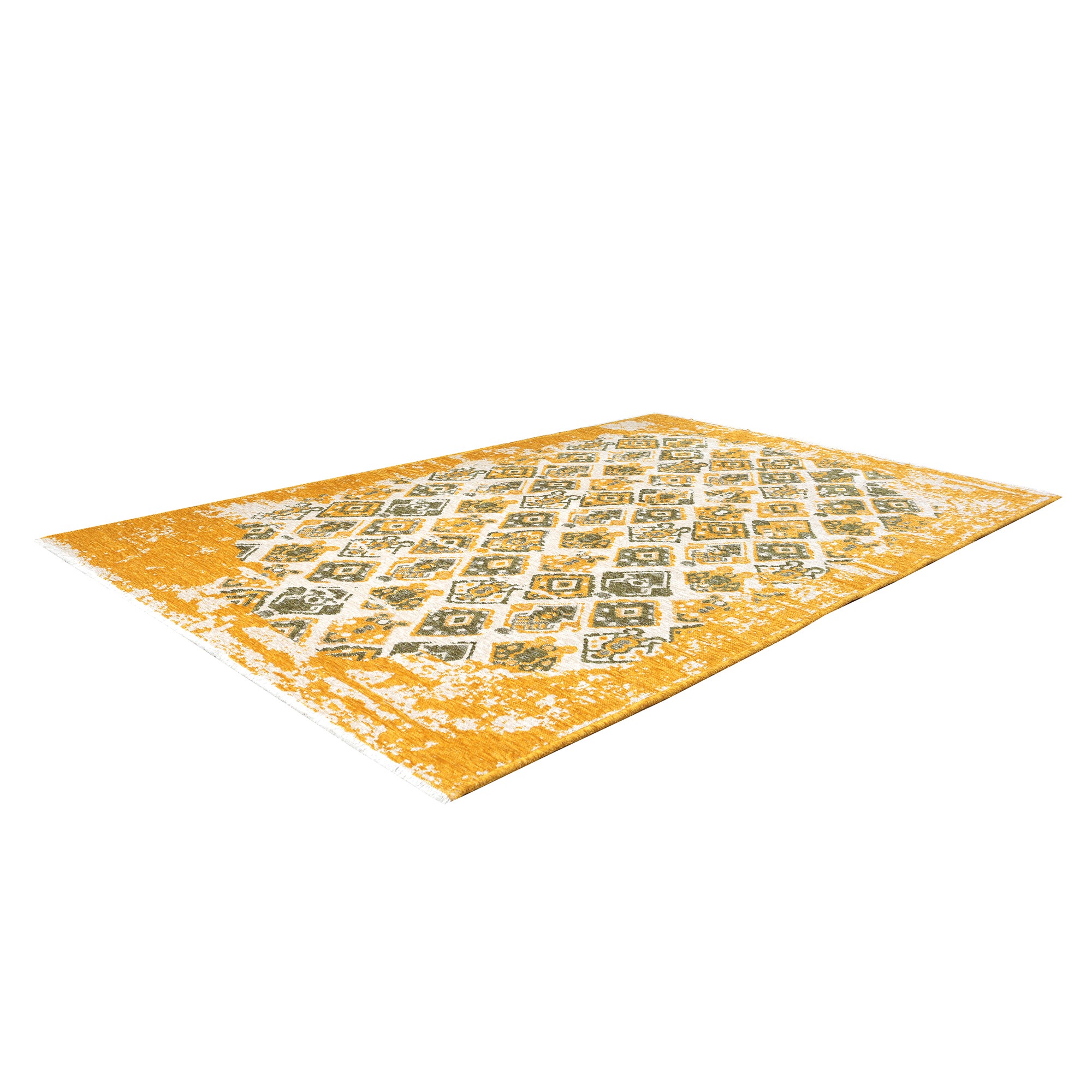MORETTİ SİDE ÇİFT TARAFLI HALI 015-G YEŞİL-SARI