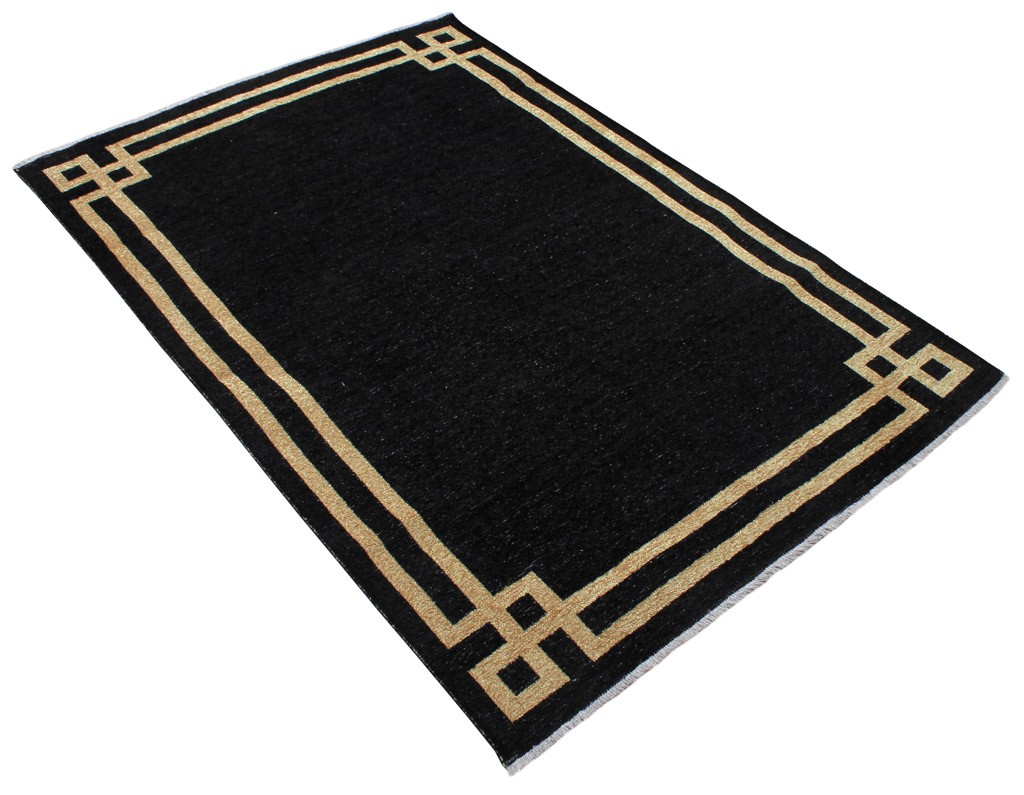MORETTİ DUO ÇİFT TARAFLI HALI 11730-V SİYAH-BEJ