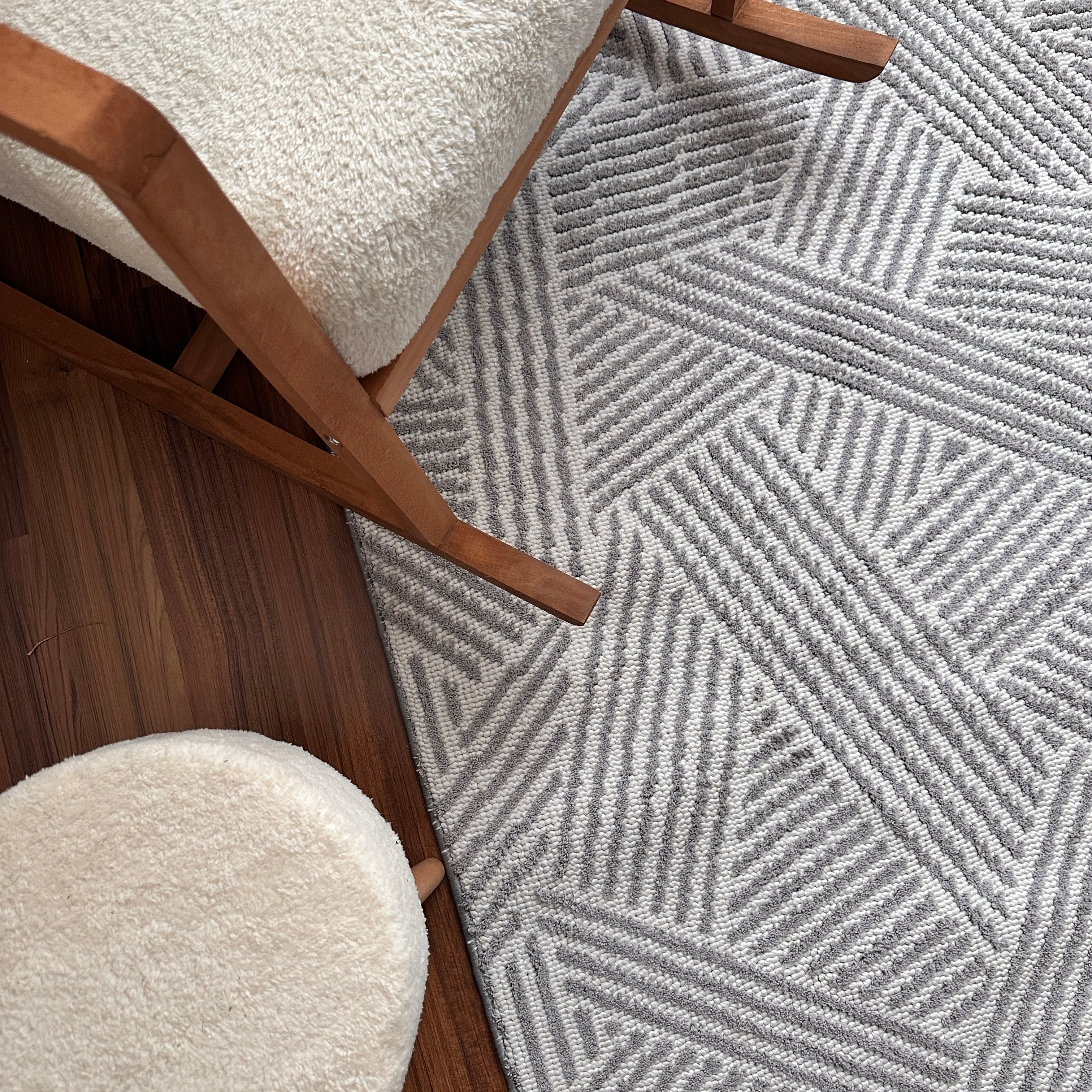 BERLİN HALI 36827 GRİ