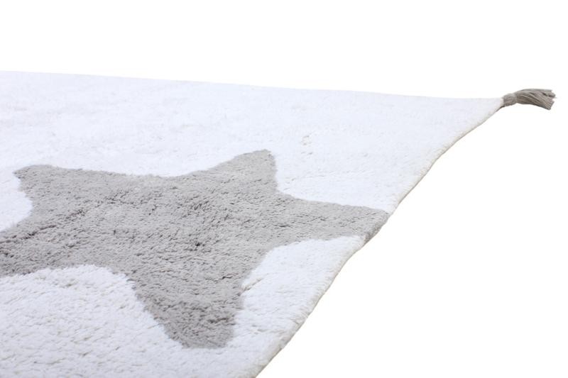 MOOD HALI STAR RUG ECRU SILVER