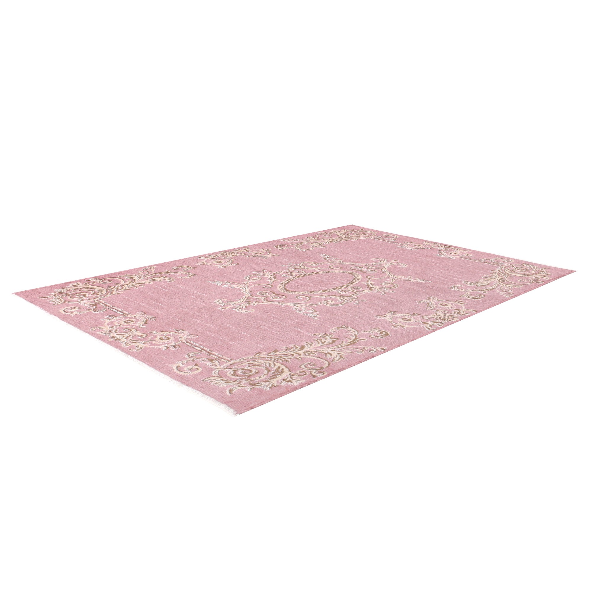 MORETTİ SİDE ÇİFT TARAFLI HALI 023-E KREM-PEMBE