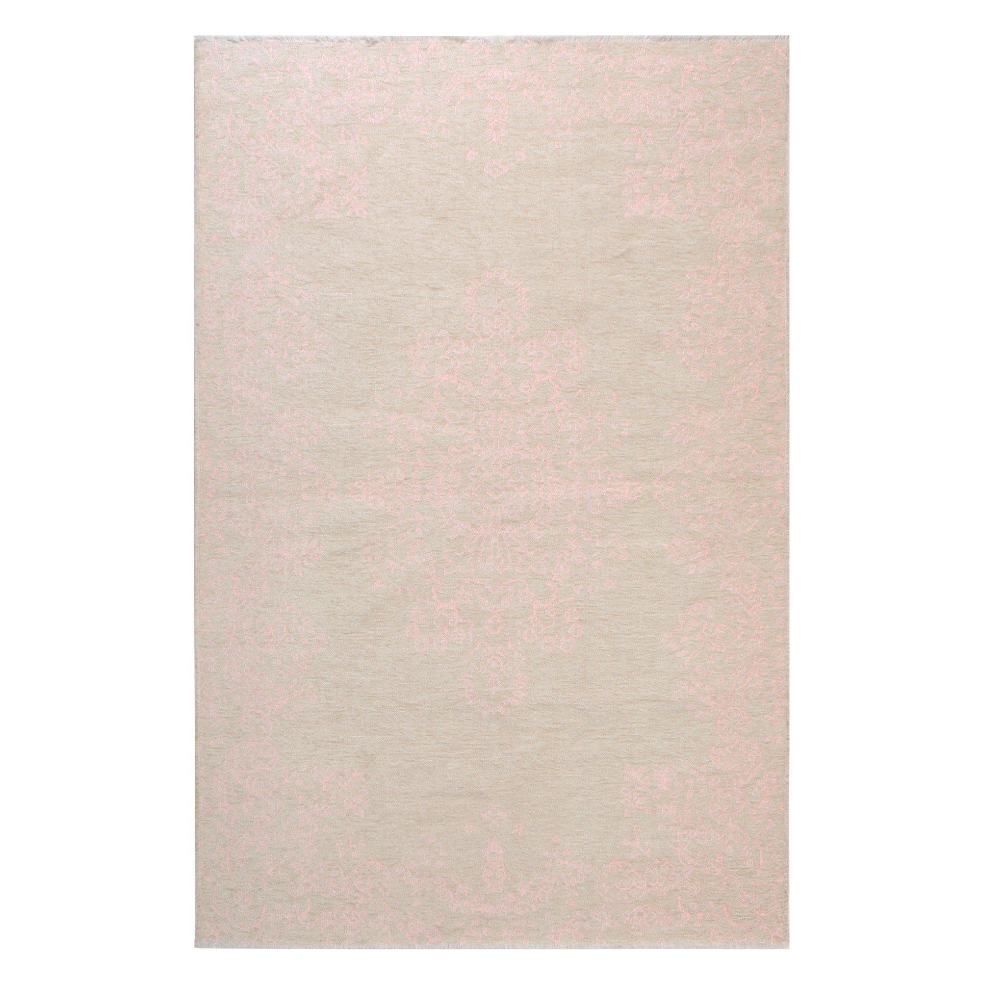 MORETTİ SİDE ÇİFT TARAFLI HALI 003-E KREM-PEMBE