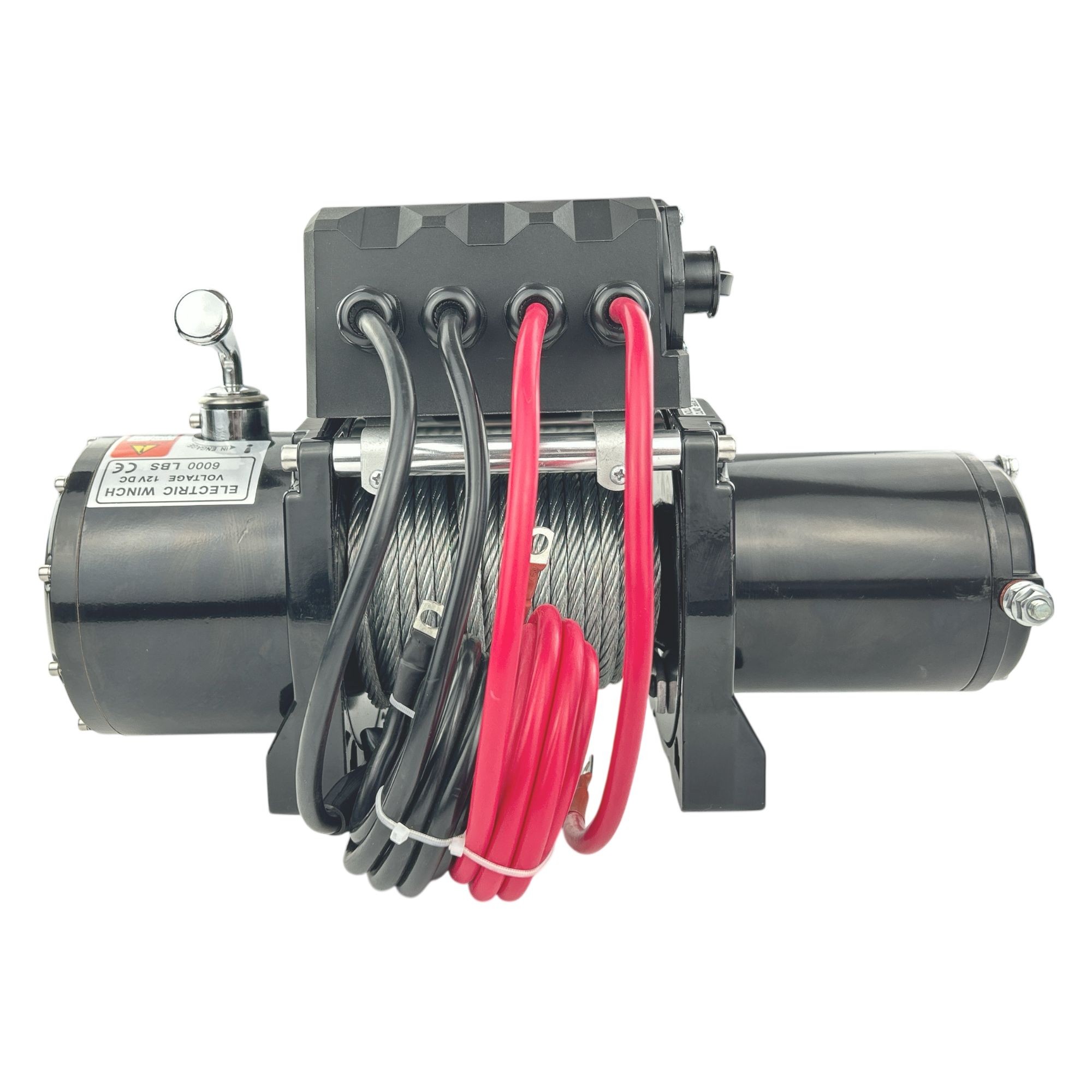 6000LB 12V Quatro Çelik Halatlı Vinç