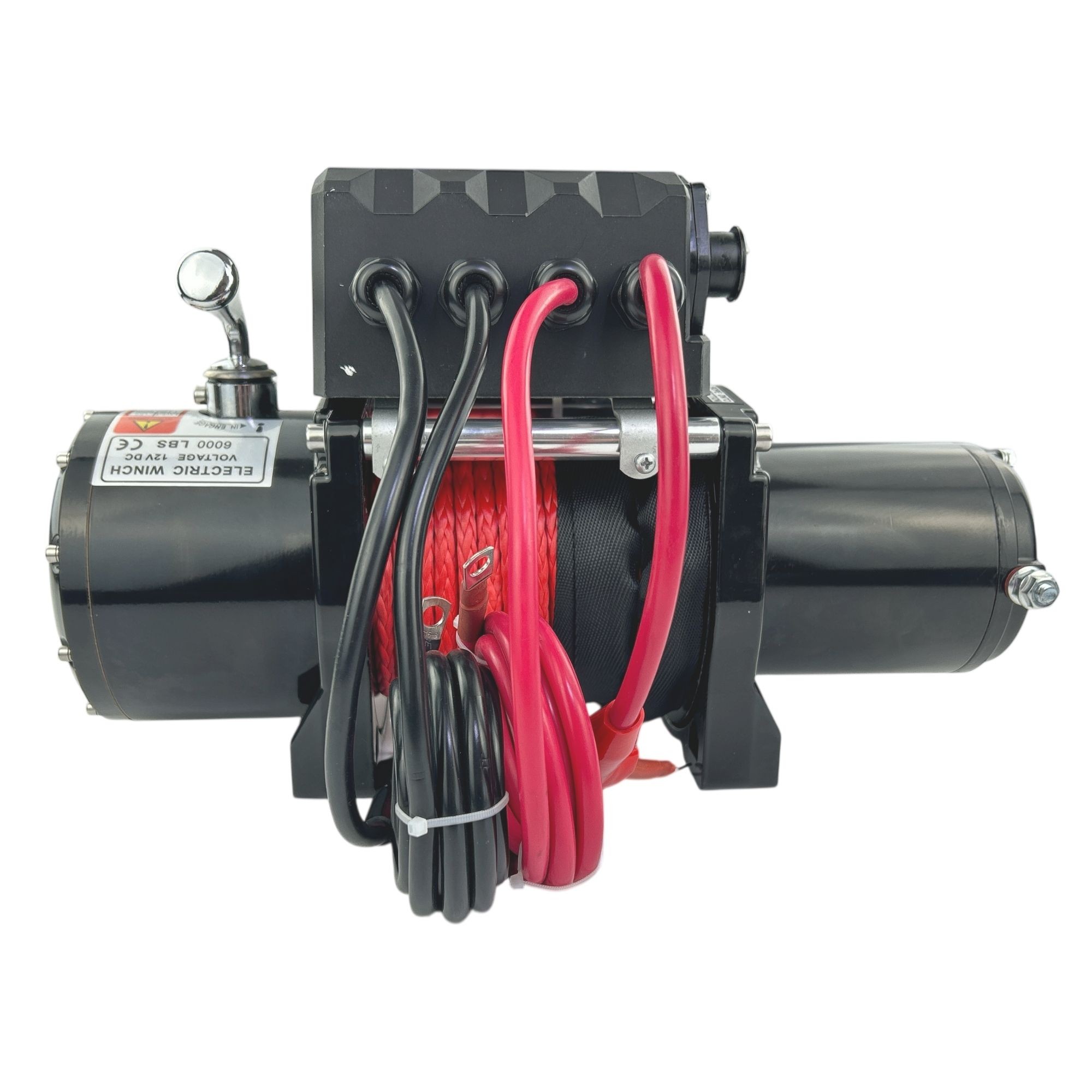 6000LB 12V Quatro Sentetik Halatlı Vinç