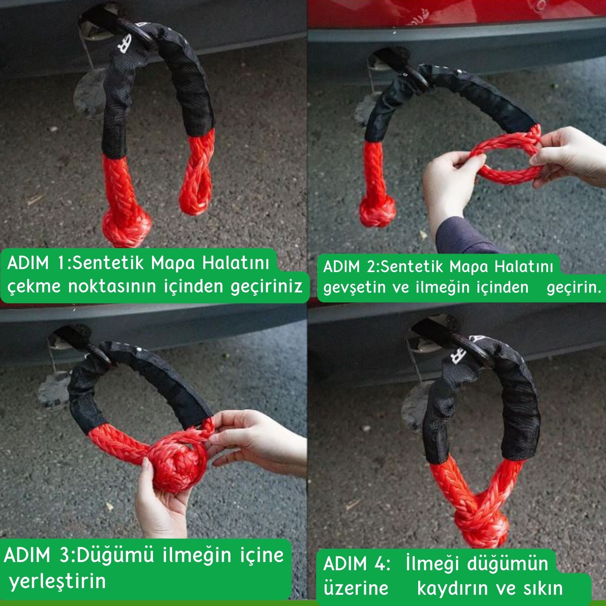 Soft Shackle (Sentetik Mapa Halatı )
