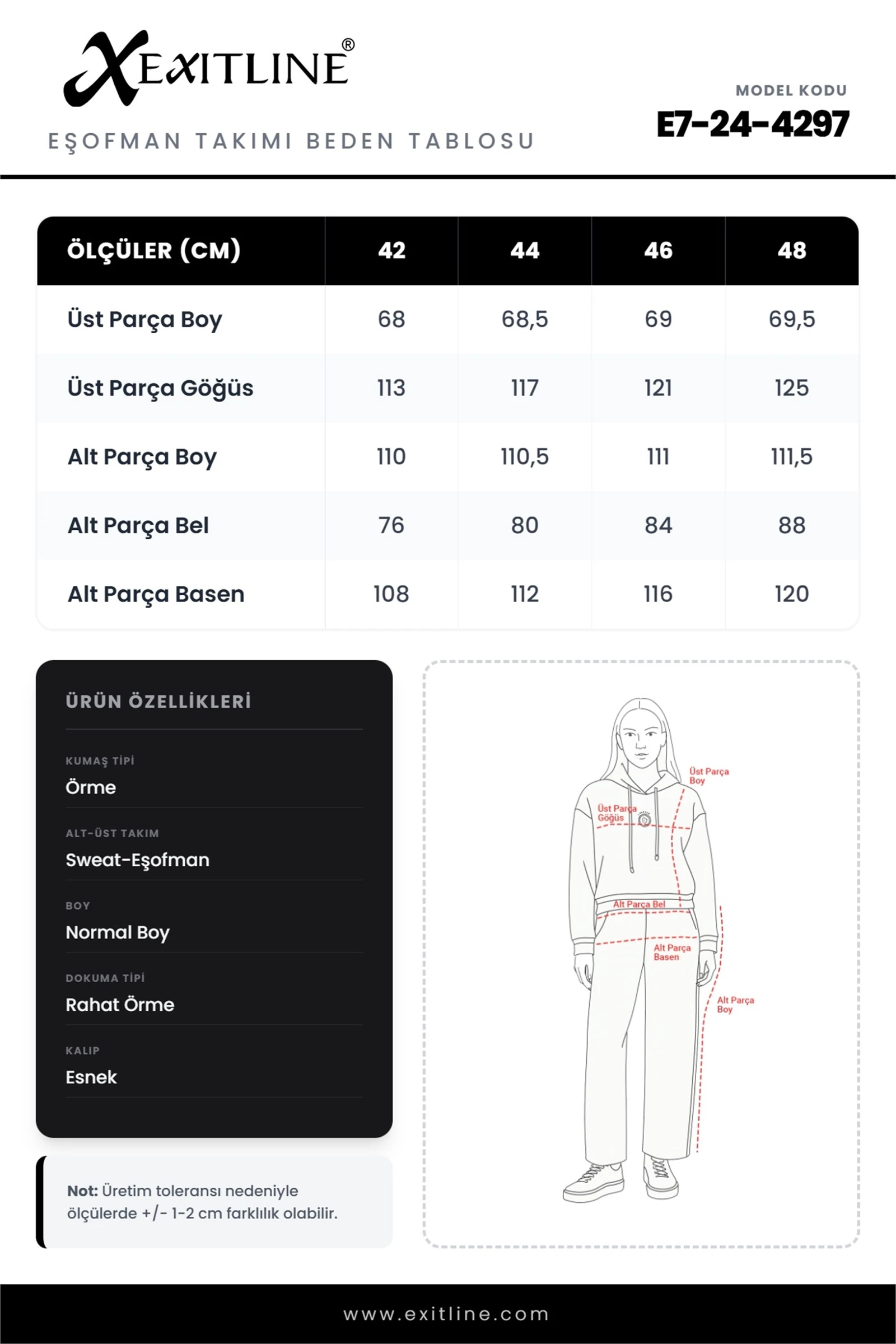 Sezonluk Kuş Nakışlı İpli 2Li Eşofman Takım - Saks