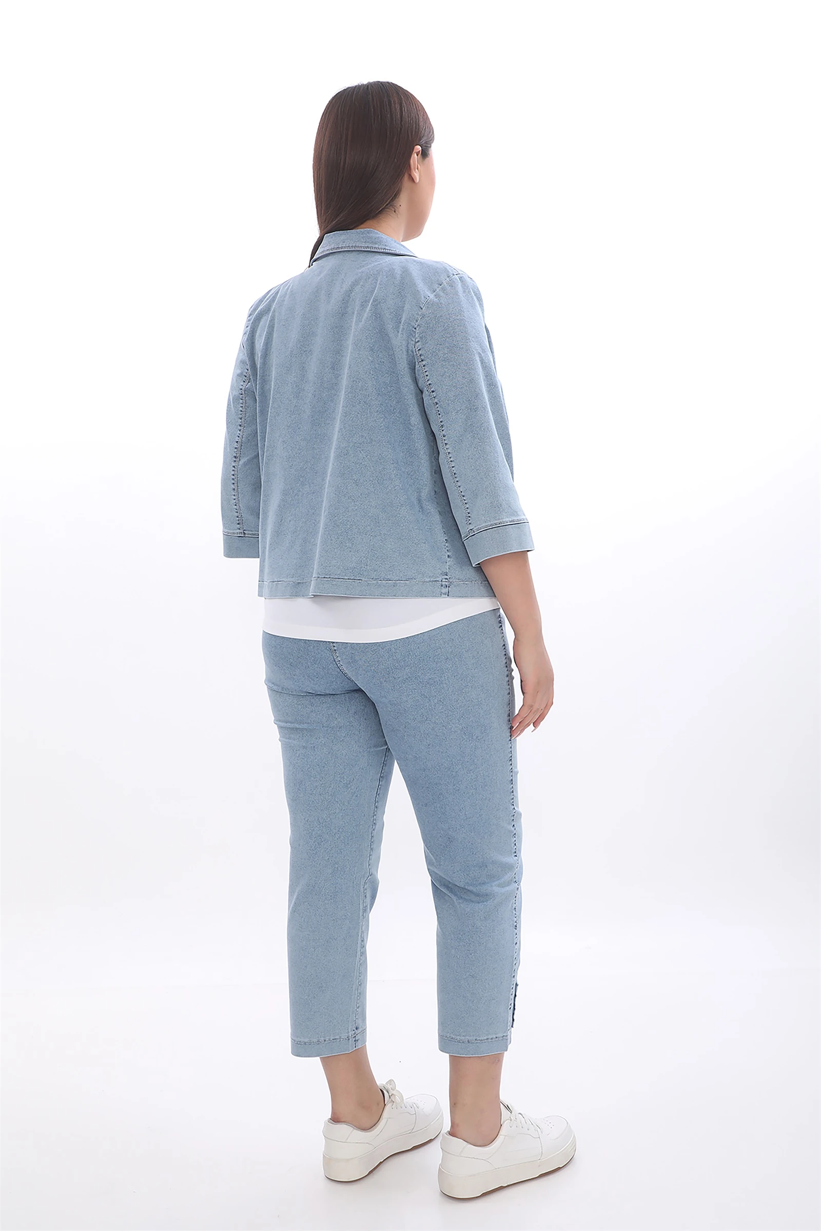 Yazlık Üçlü Takım Ceket Pantolon Tshirt