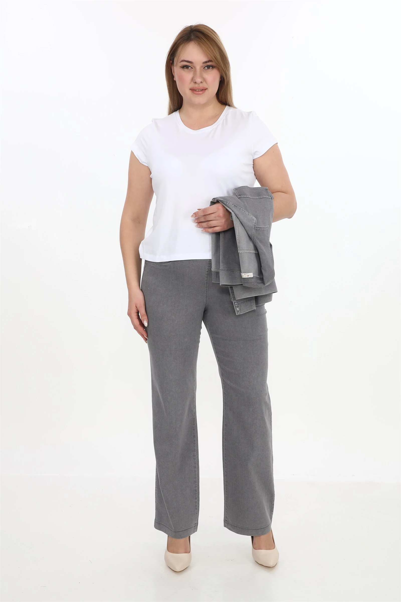 Yazlık Çiçek Nakışlı Taşlı Beli Lastikli Çıt Çıt'lı 3'lü Takım