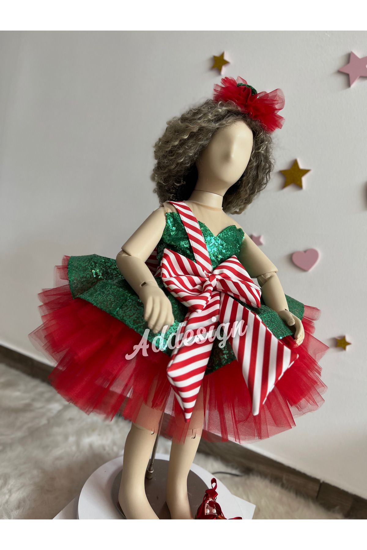 Yeni yıl kız çocuk elbisesi, Payetli kız çocuk elbisesi, Christmas Dress