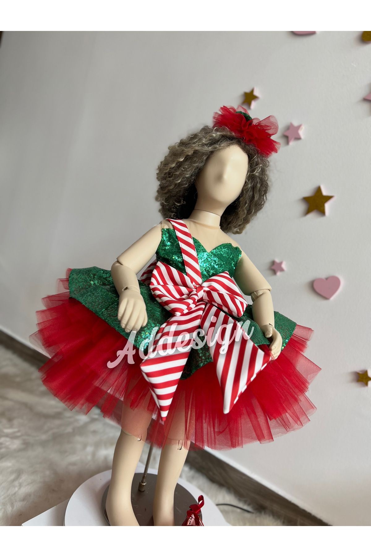 Yeni yıl kız çocuk elbisesi, Payetli kız çocuk elbisesi, Christmas Dress