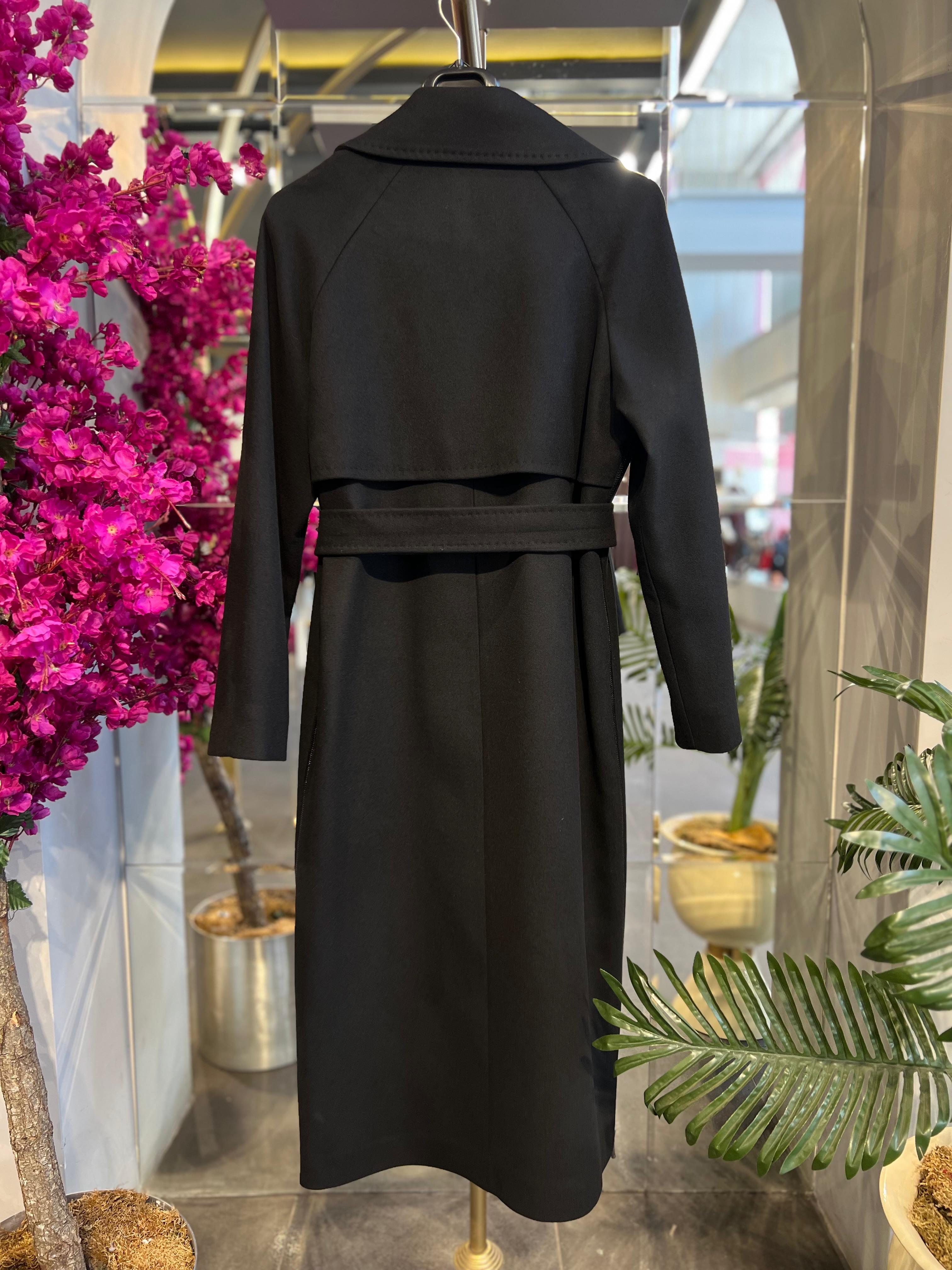 UNIQUE- FERMUAR DETAYLI KAŞE KABAN