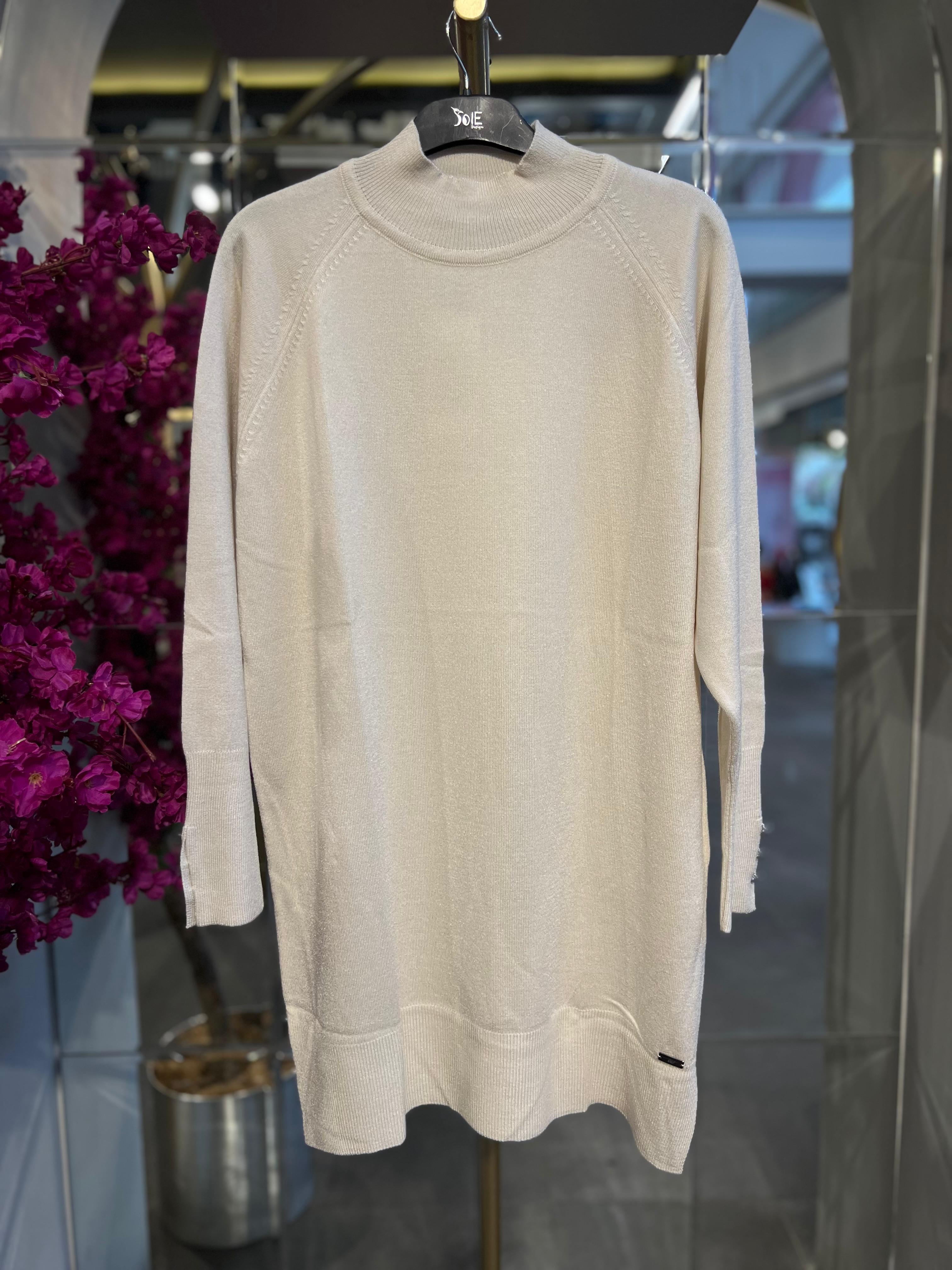 MY312- KOLLARI DÜĞME DETAYLI EKRU TRİKO