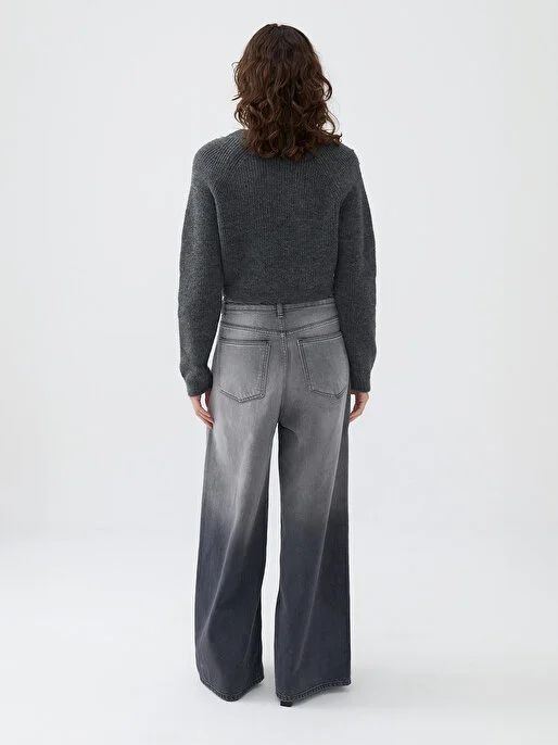 NOCTURNE Wide Leg Jean Pantolon