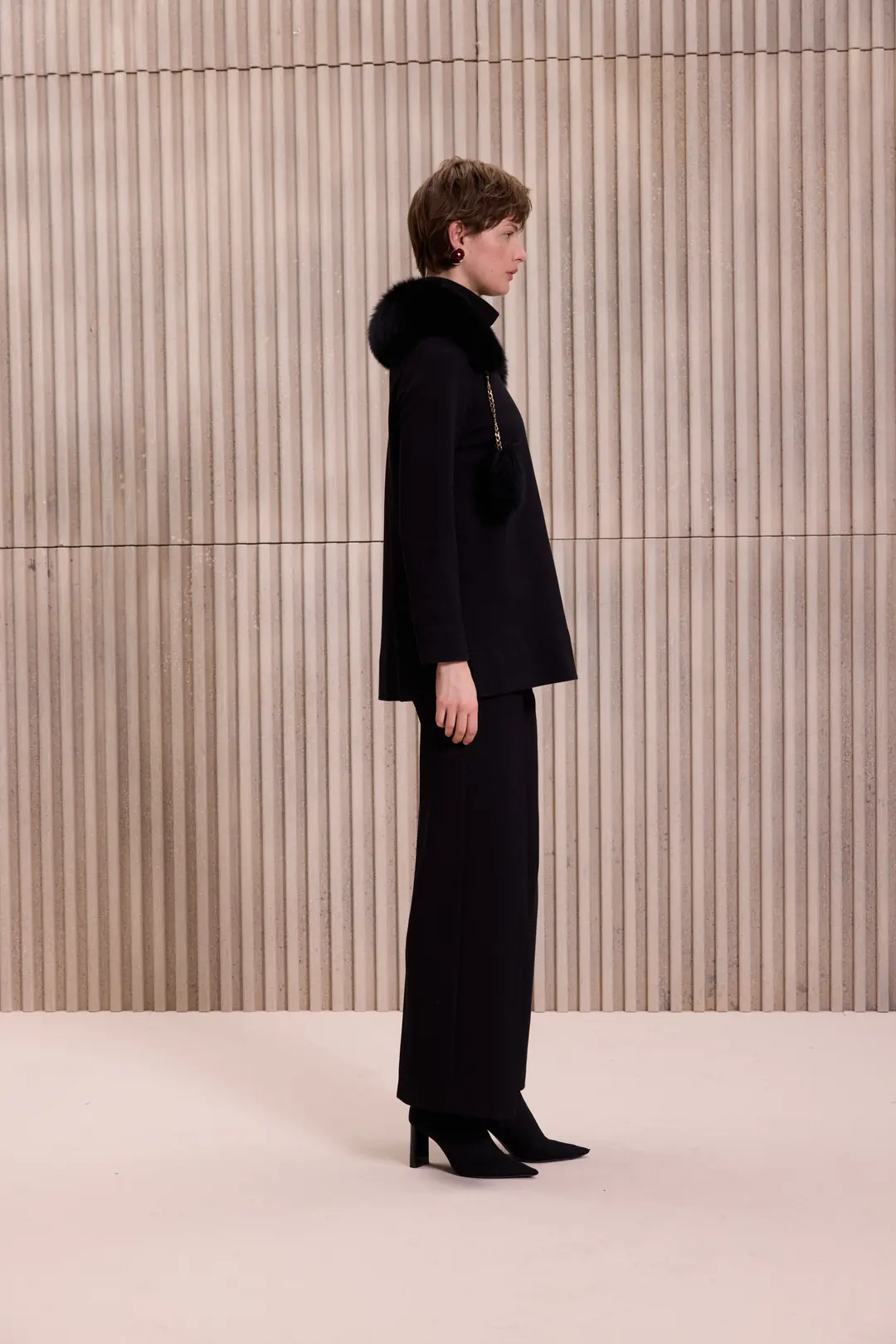 QUPRA- Kürk Aksesuarlı Viana Takım