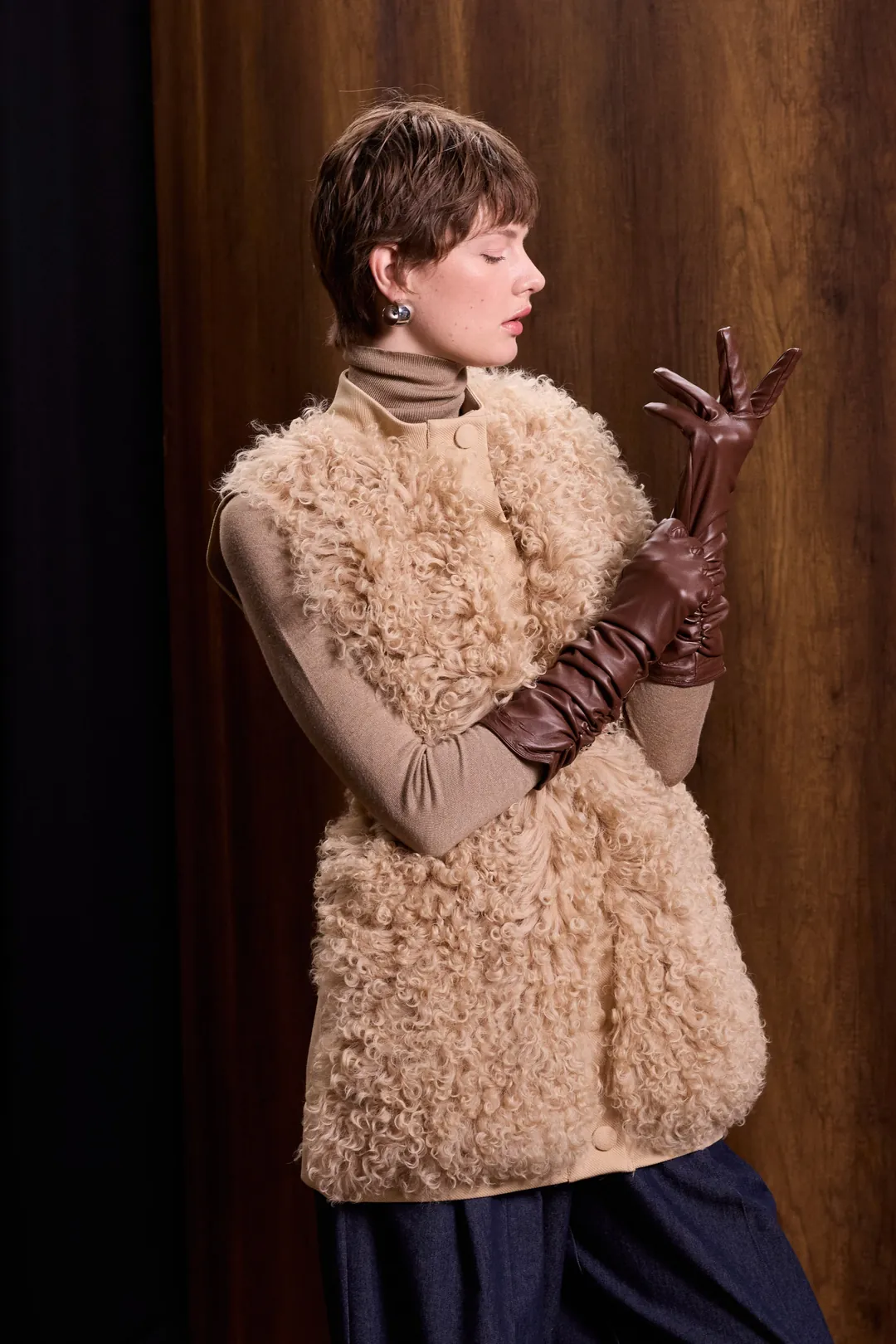 QUPRA- KÜRKLÜ YELEK