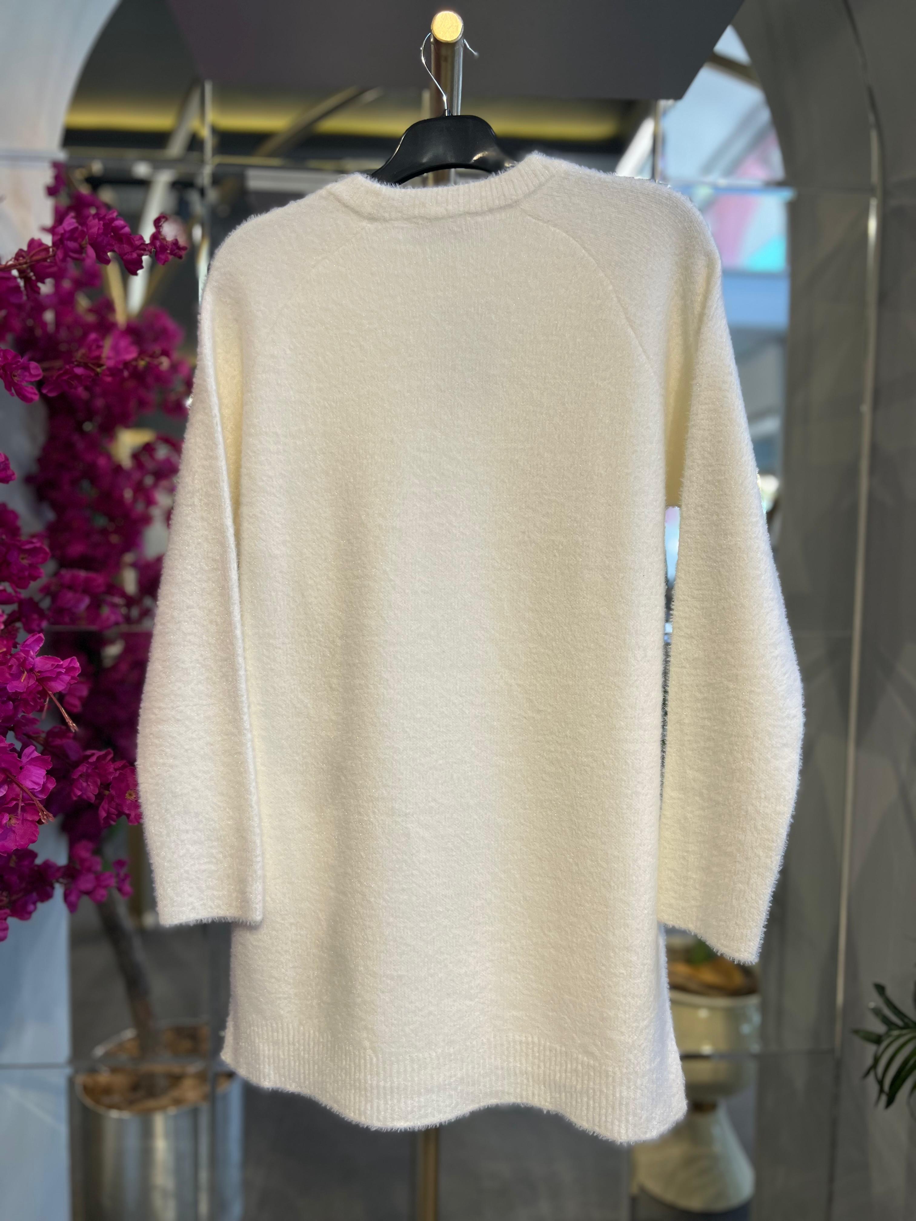 STYLE ELAN- TAŞ DETAYLI ANGORA KAZAK