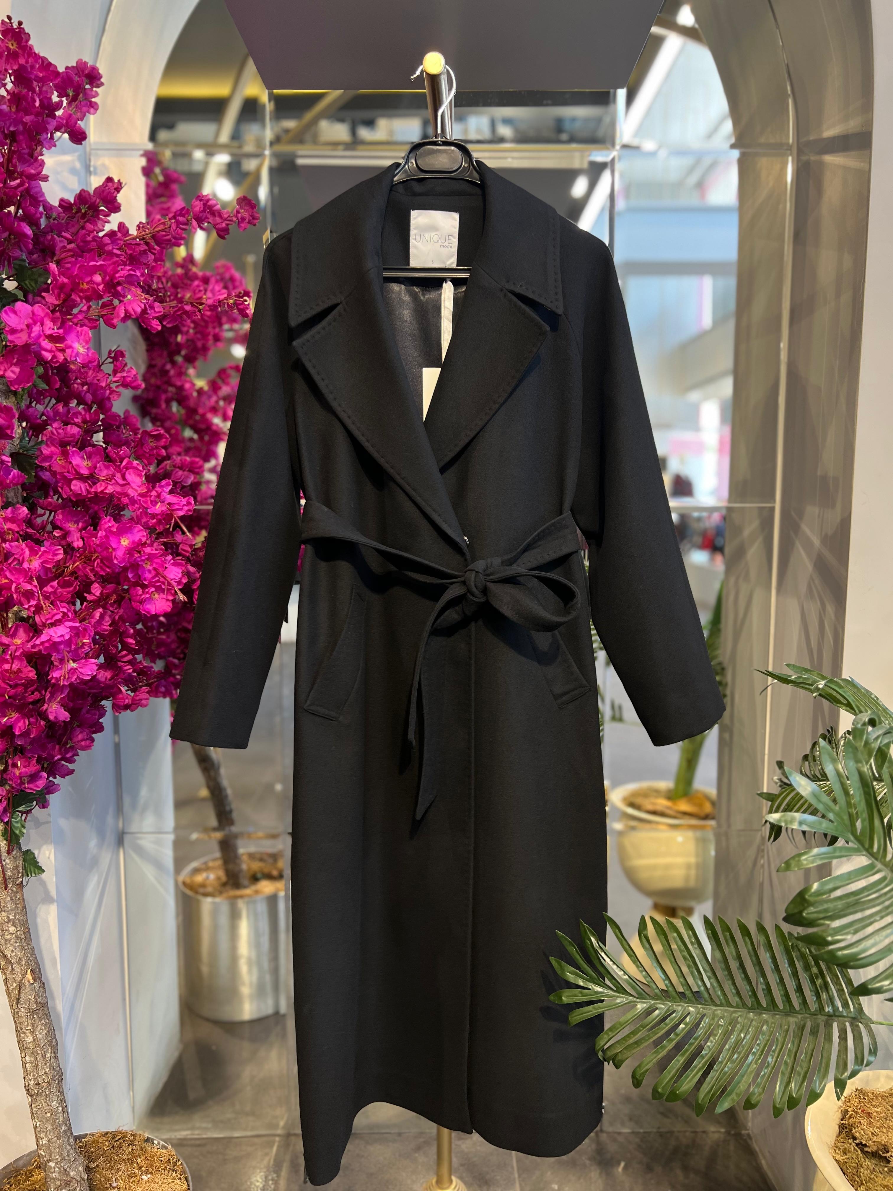 UNIQUE- FERMUAR DETAYLI KAŞE KABAN