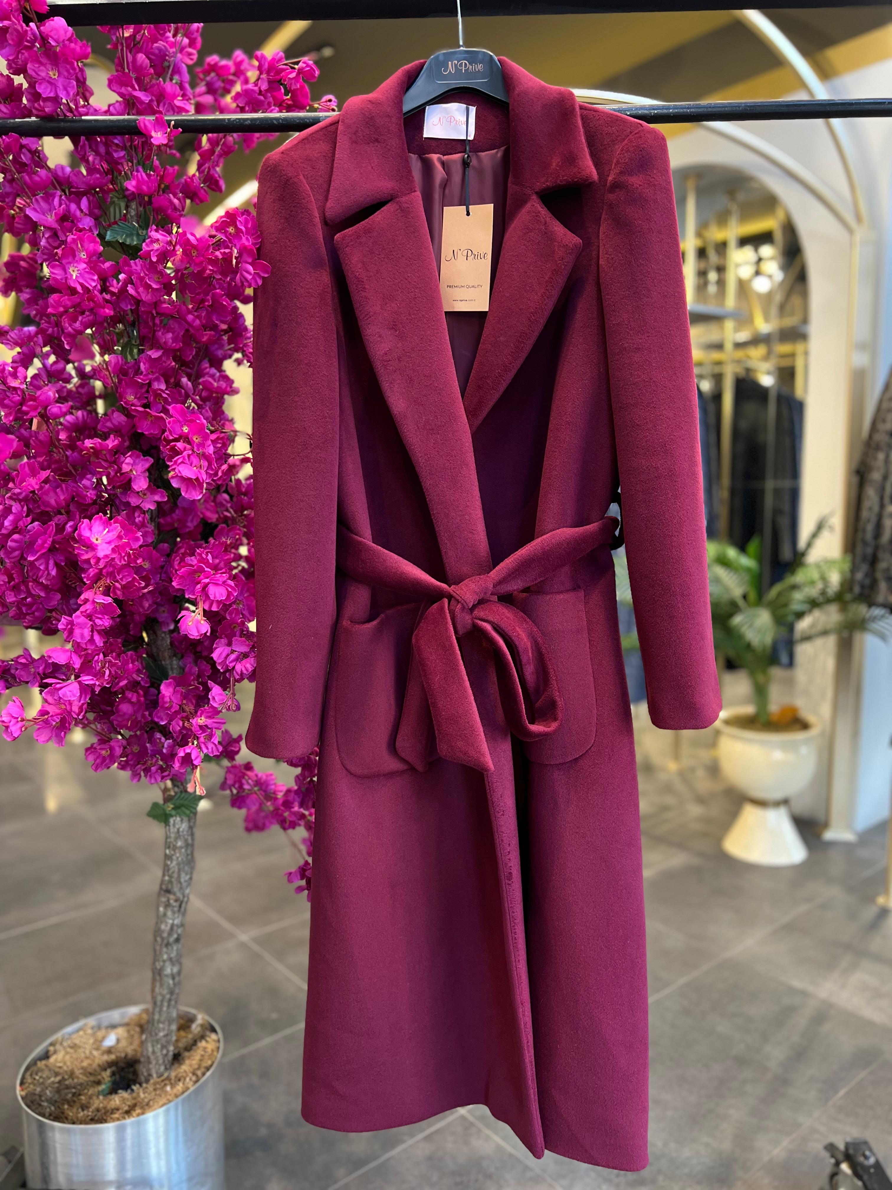 N'PRİVE- BORDO KAŞE KABAN