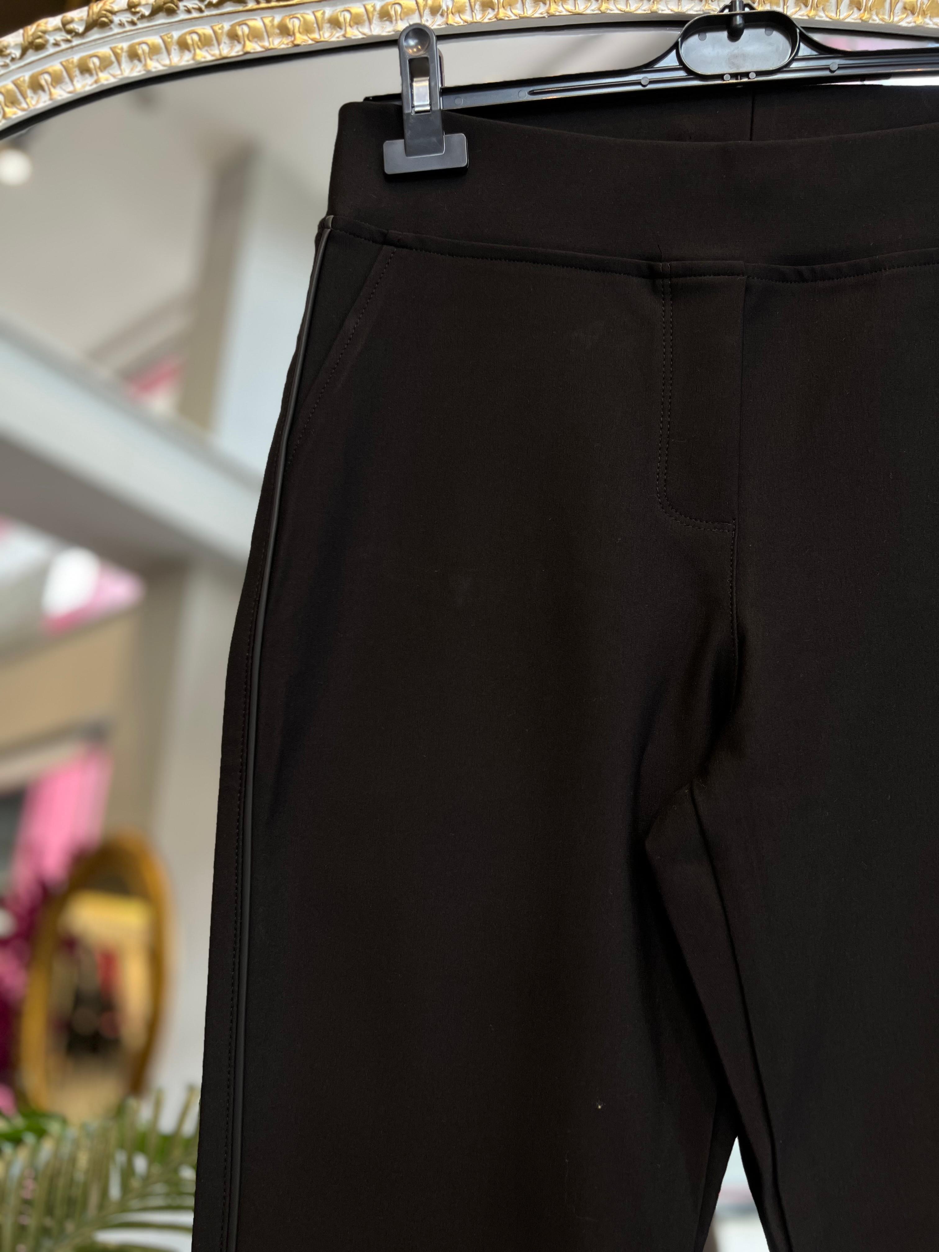 SERAP ESER EXCLUSİVE- TOPARLAYICI DERİ DETAYLI TAYT