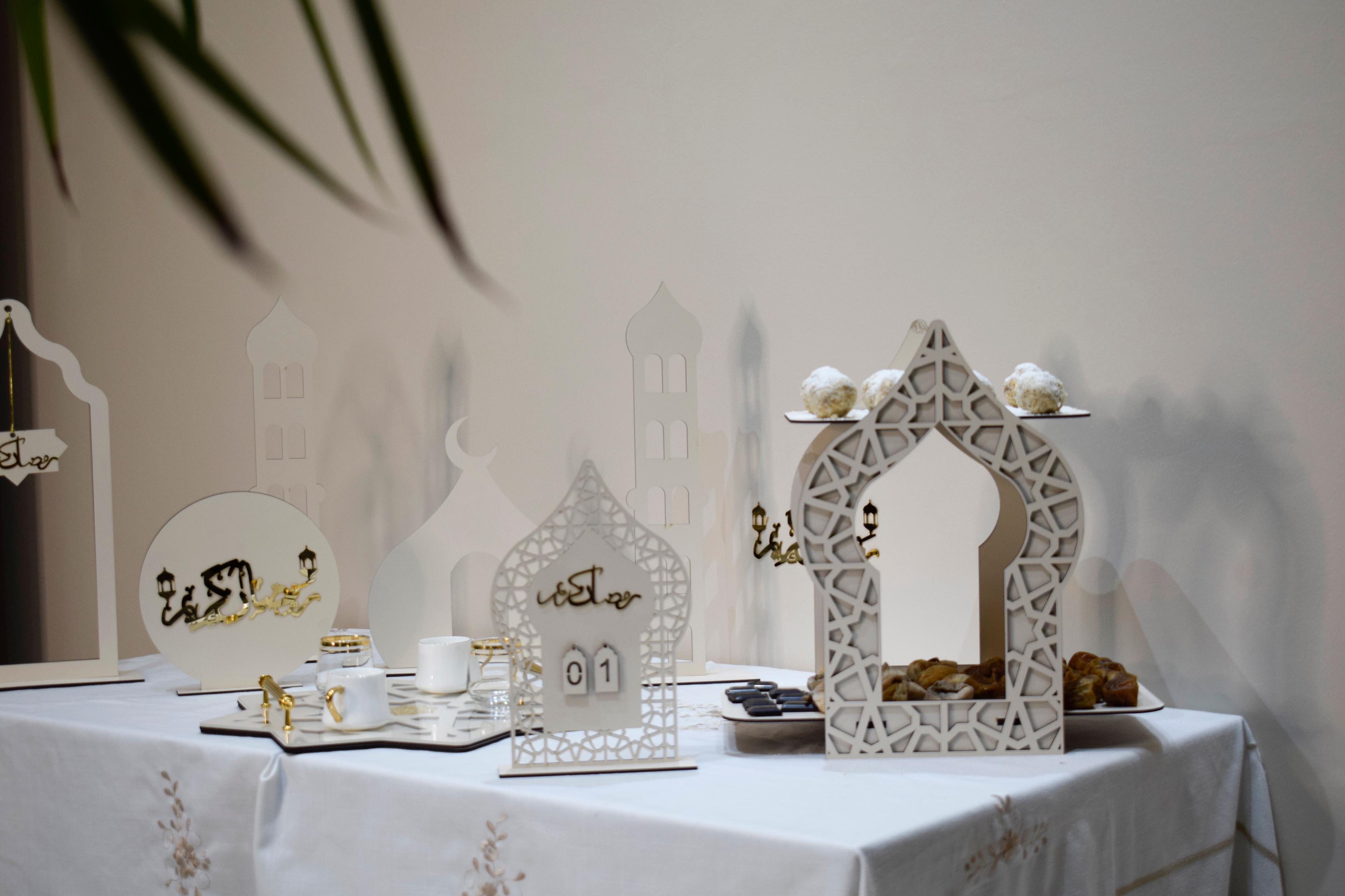 Two-Tier Hospitality Plate Designed Specially for Ramadan