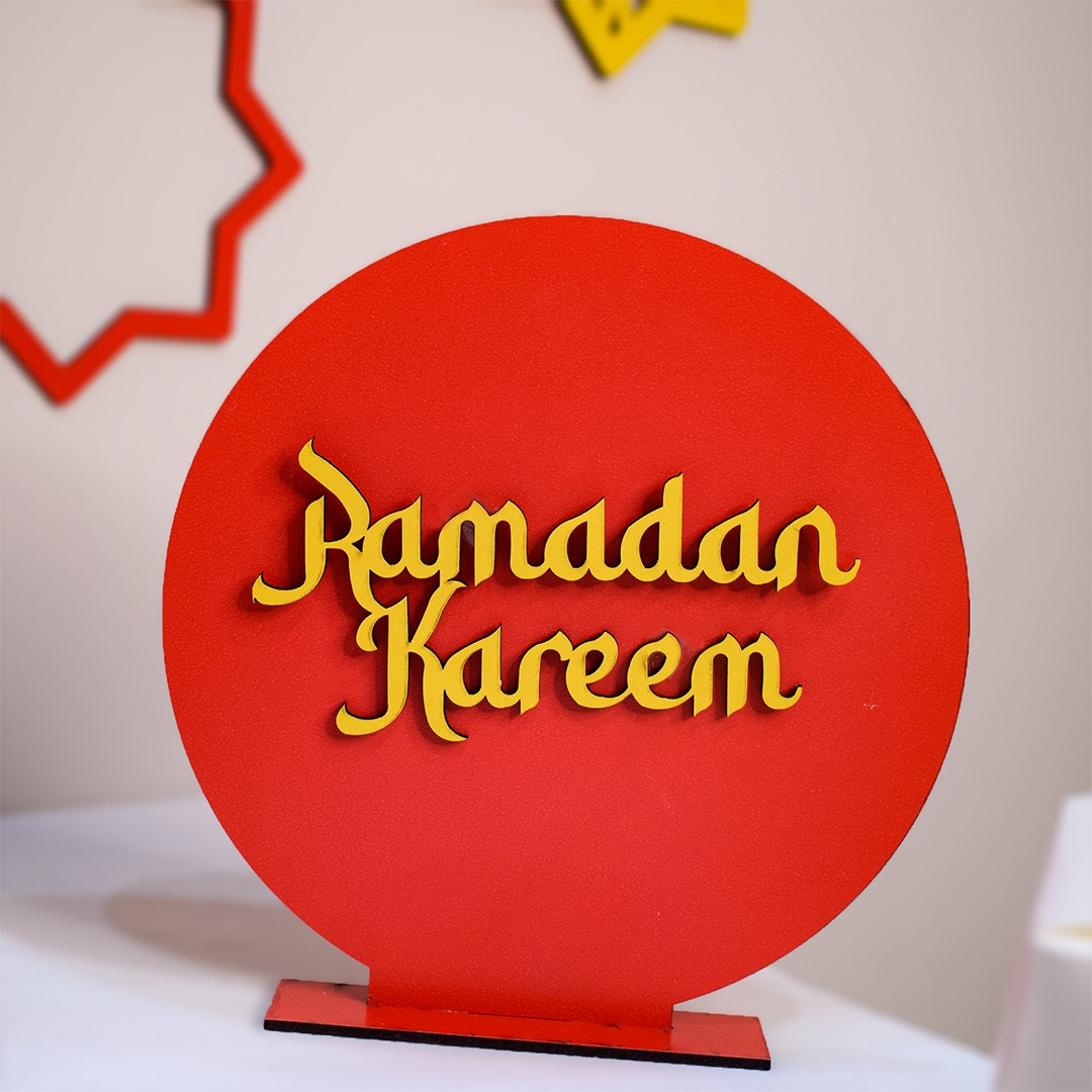 Ramadan wooden decorations