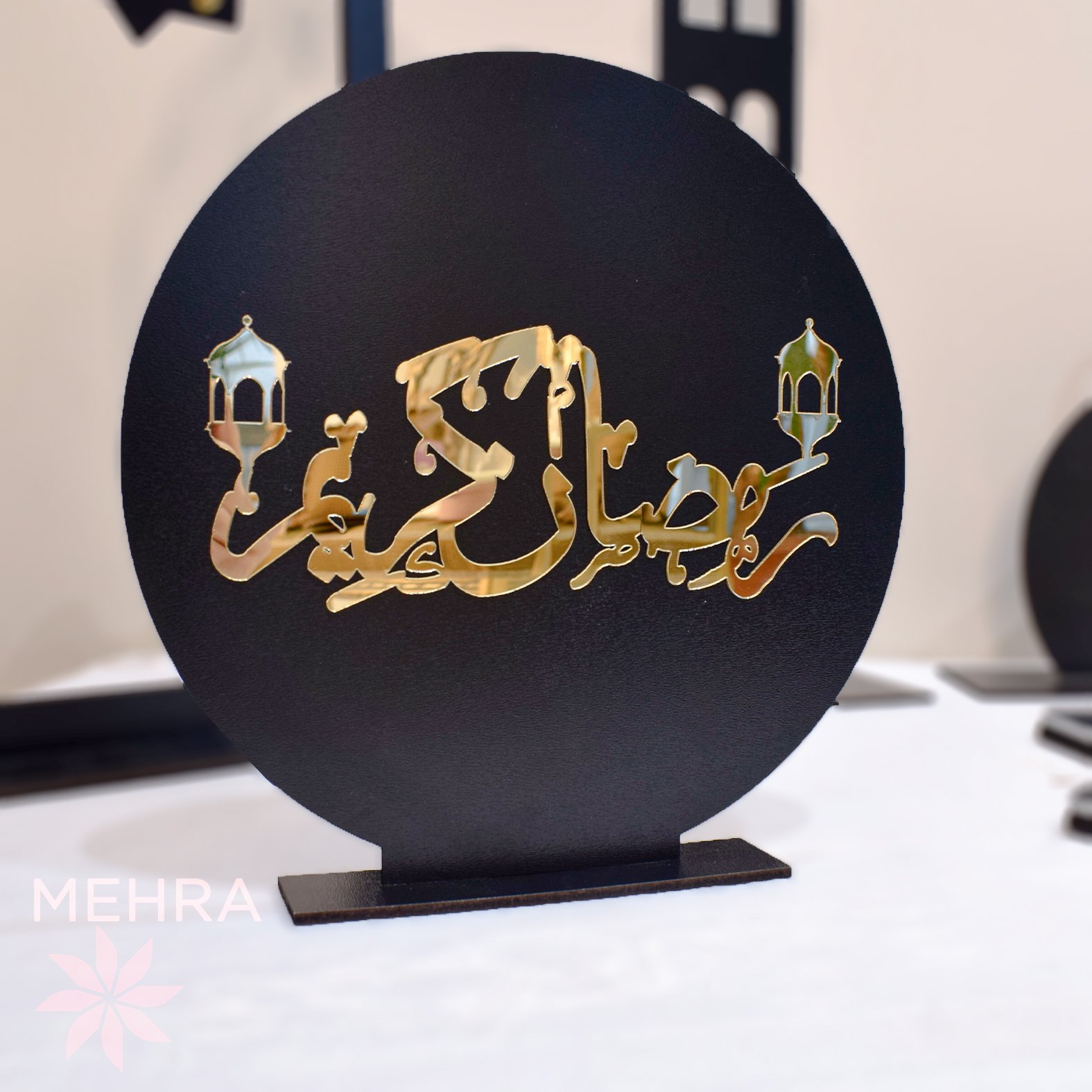 Ramadan wooden decorations