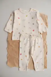 Meyve Baskılı Bebek Alt Üst Takım - 250509