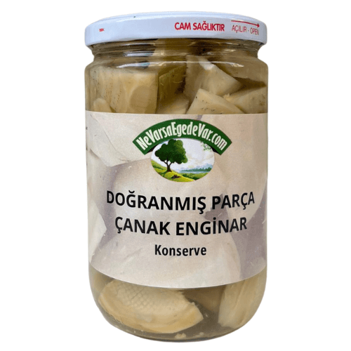 Doğranmış Parça Çanak Enginar Konserve