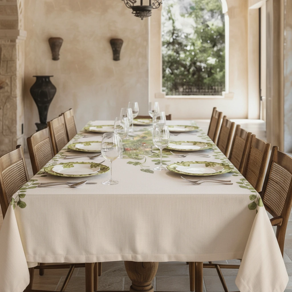 Sur La Vigne Tablecloth