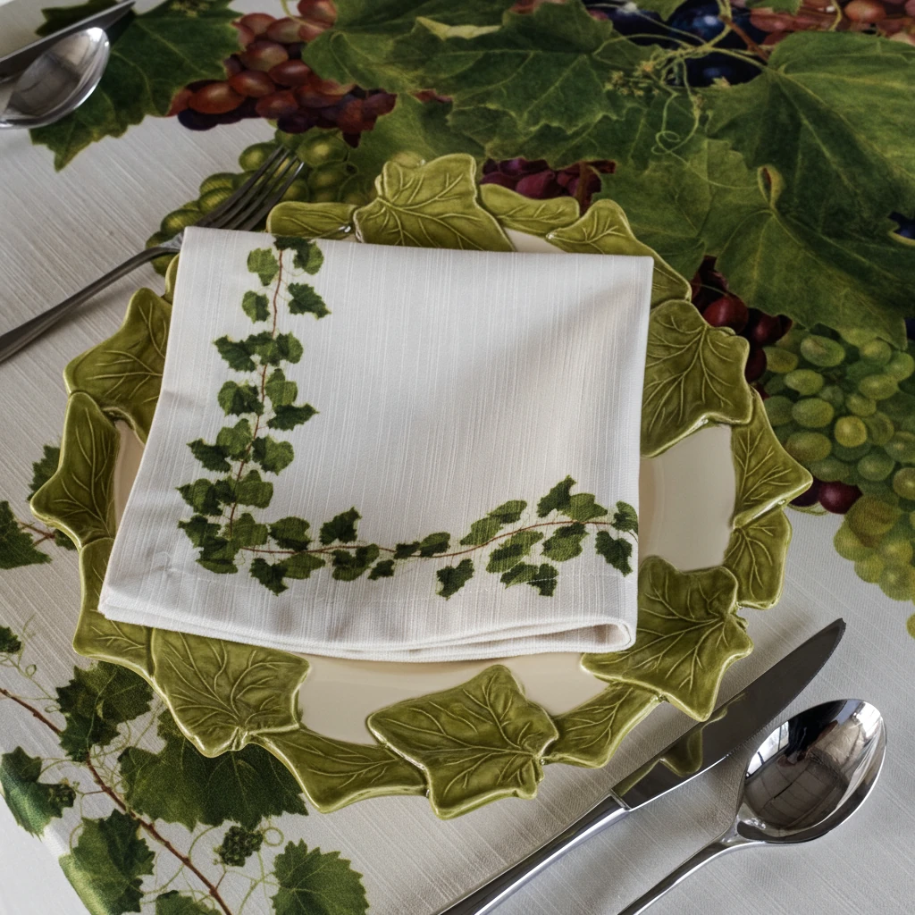 Sur La Vigne Tablecloth