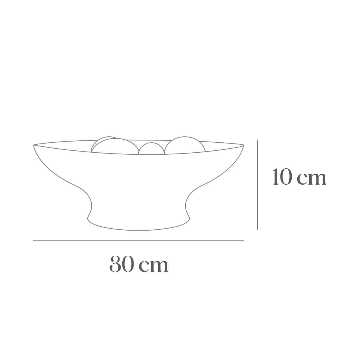 Terracotta Bowl With Spheres