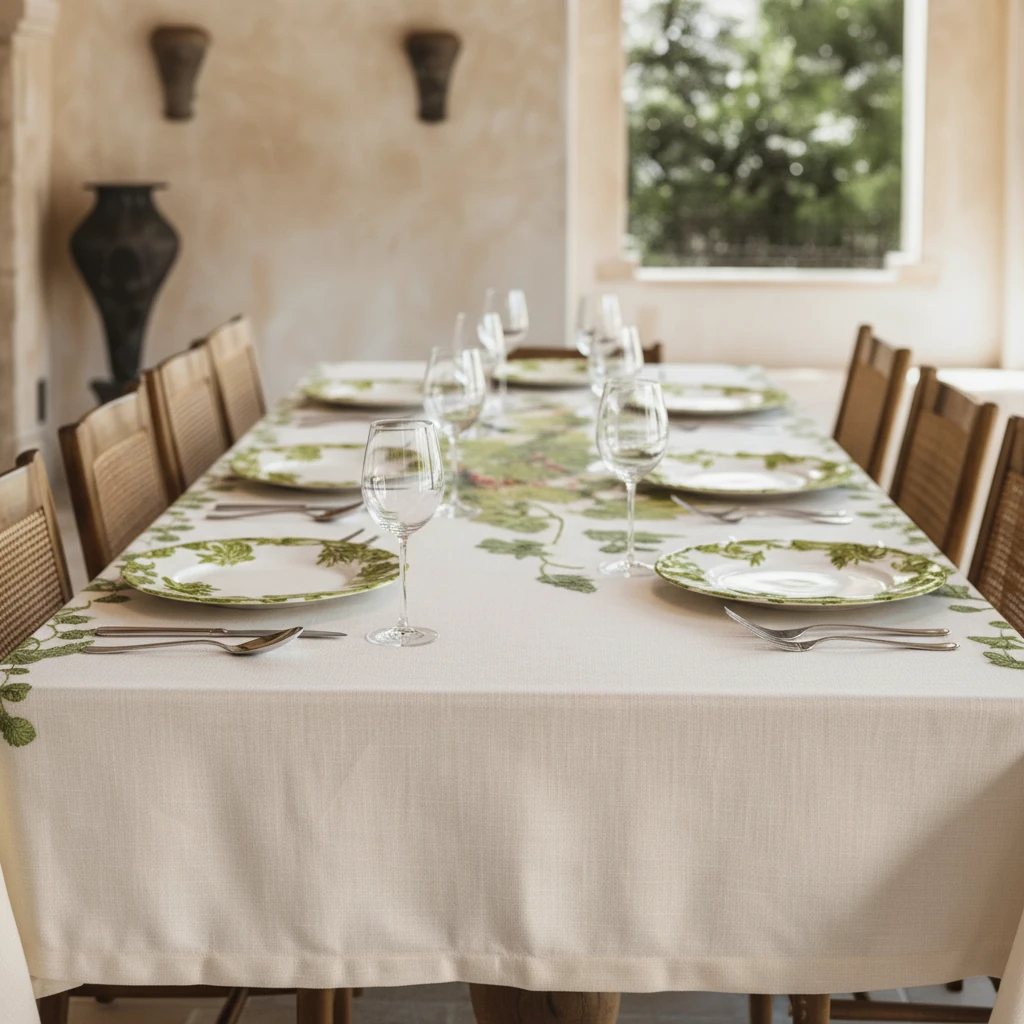 Sur La Vigne Tablecloth