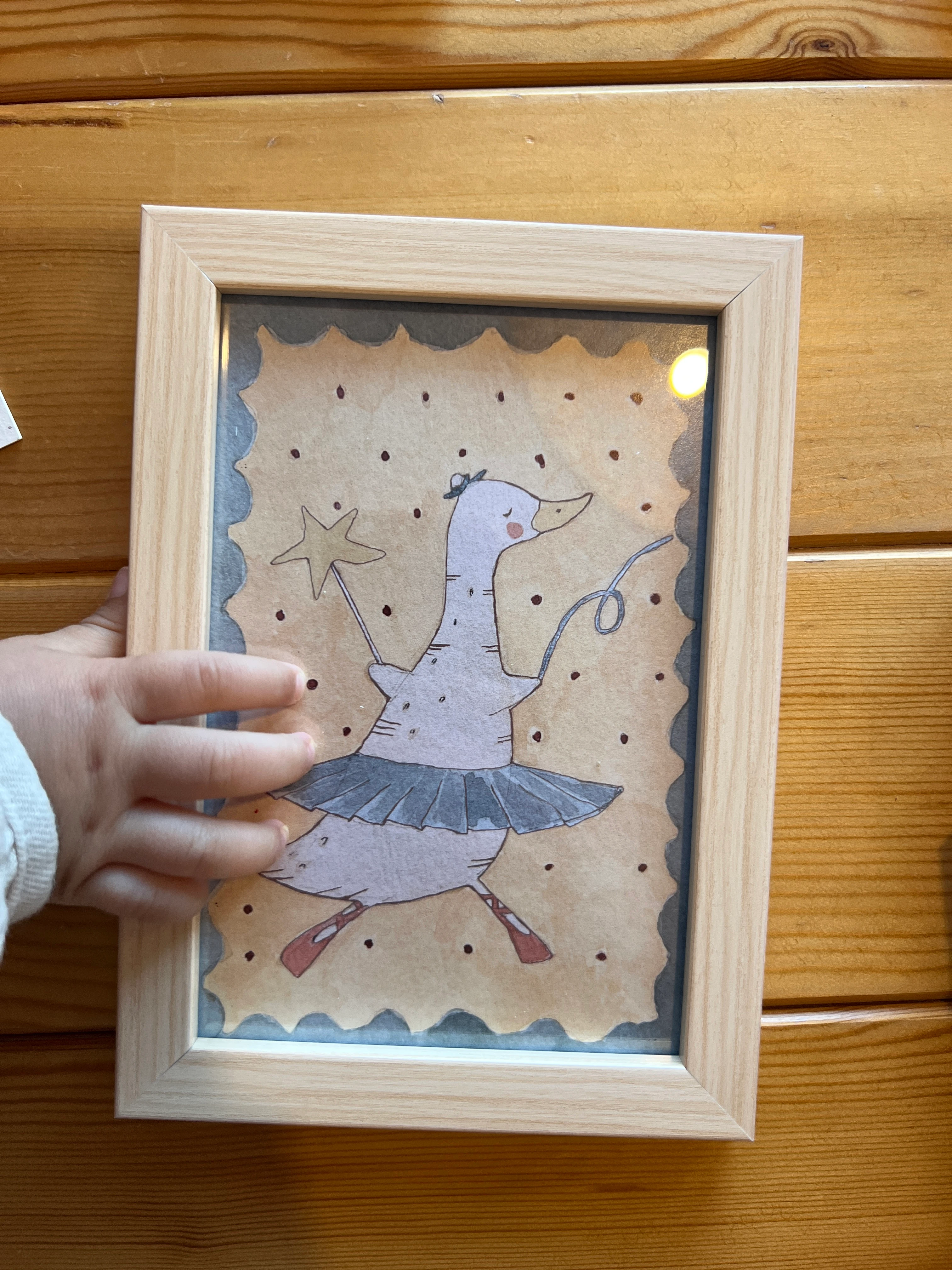 'Ballerina Goose' Çerçeve