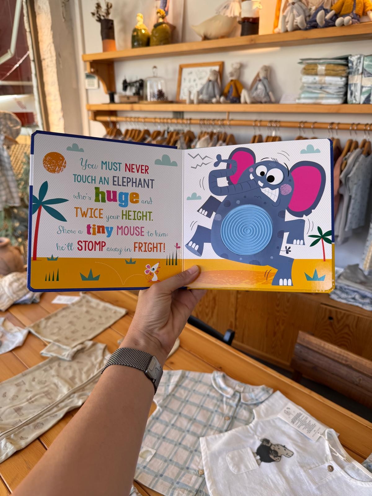 Never Touch a Huge Elephant!