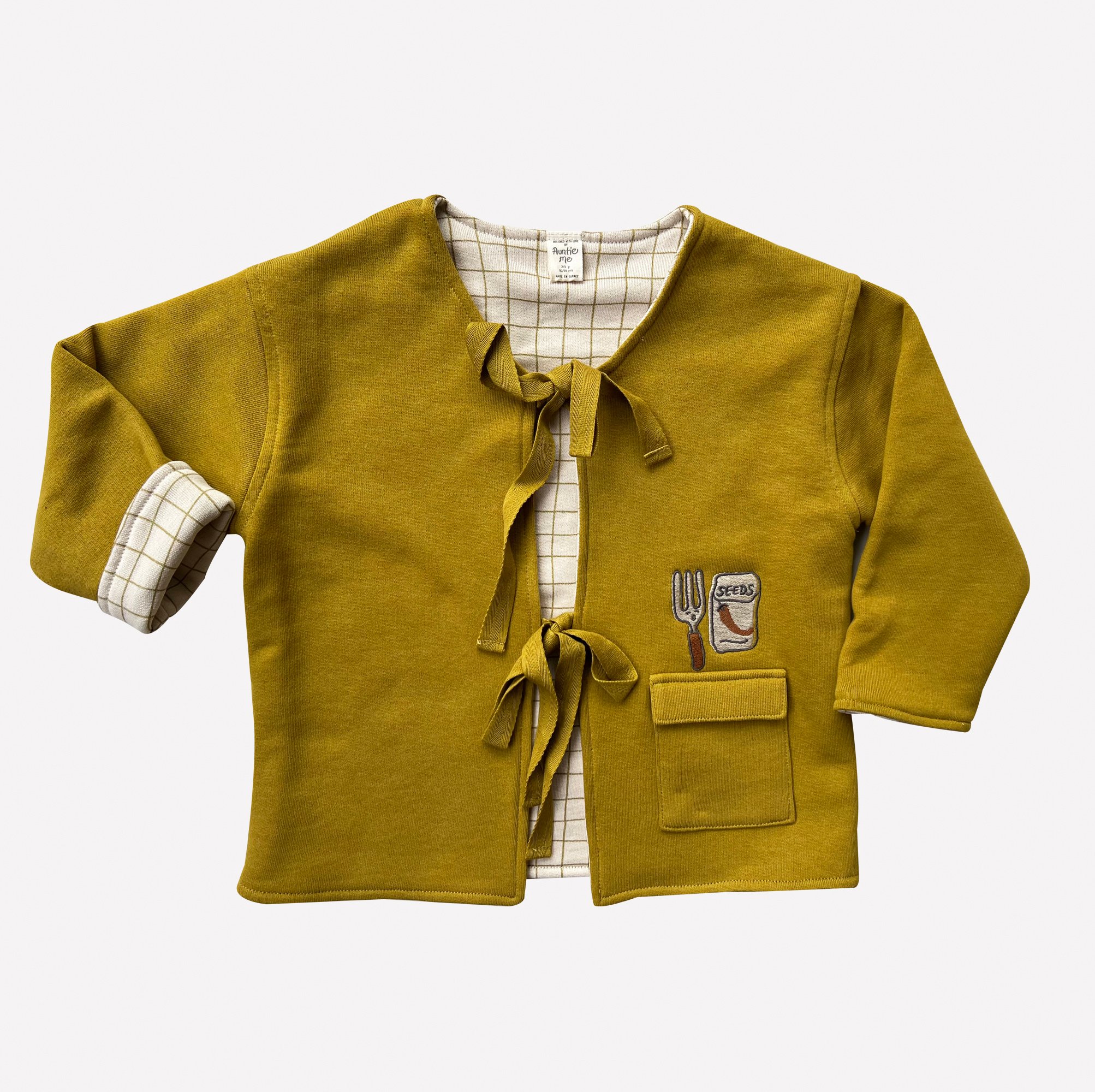 Auntie Me Organic Olive Oil ‘Seeds’ Double Layer Jacket