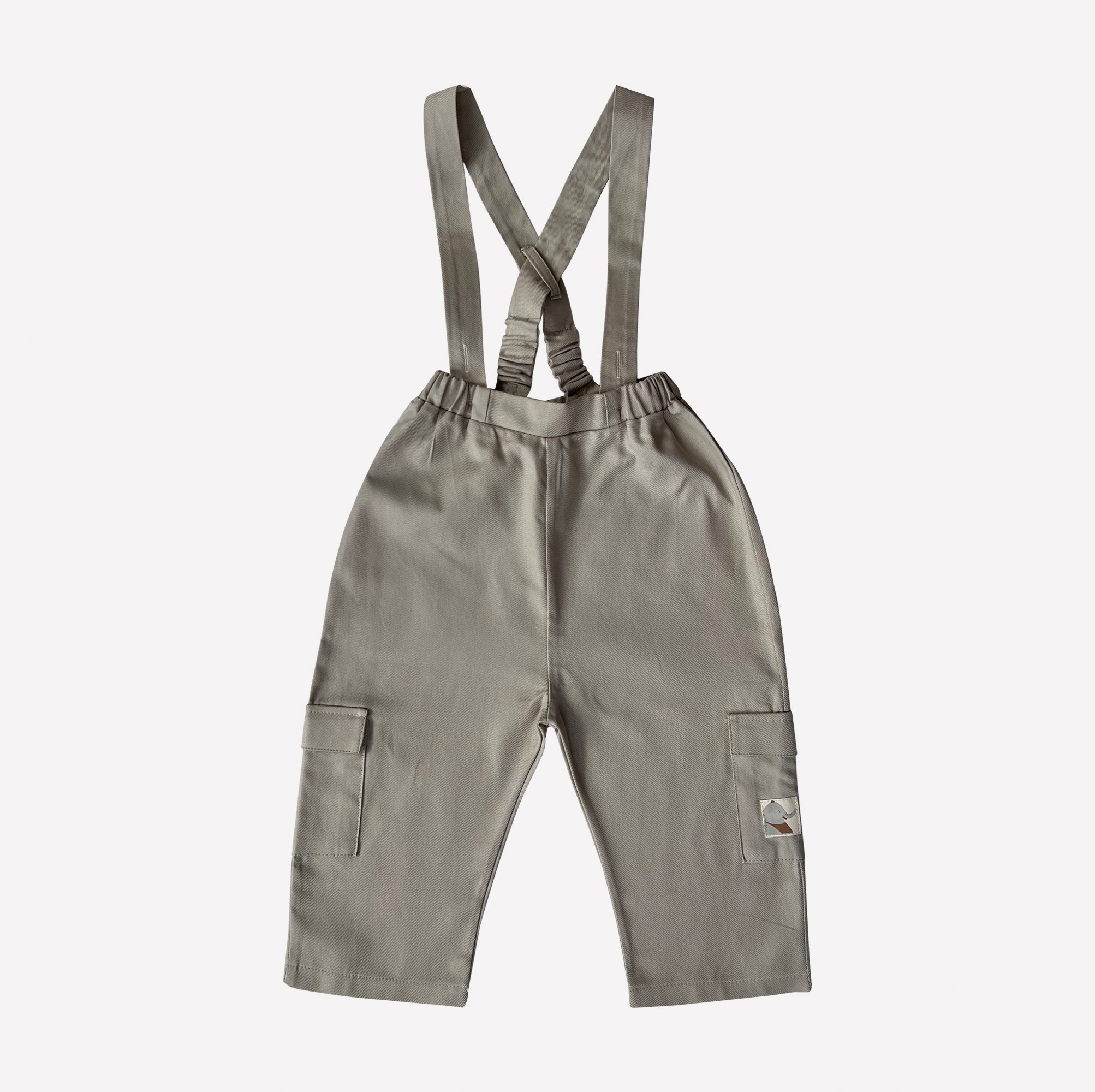 Auntie Me Organic Island Fossil Trousers With Removable Strapes