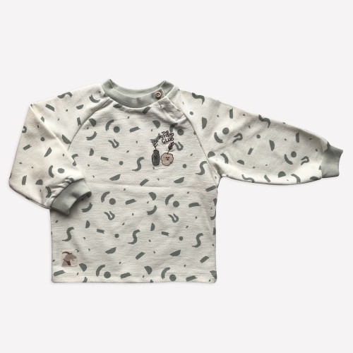 Auntie Me Organic Stream 'Irregular Shapes' Sweatshirt