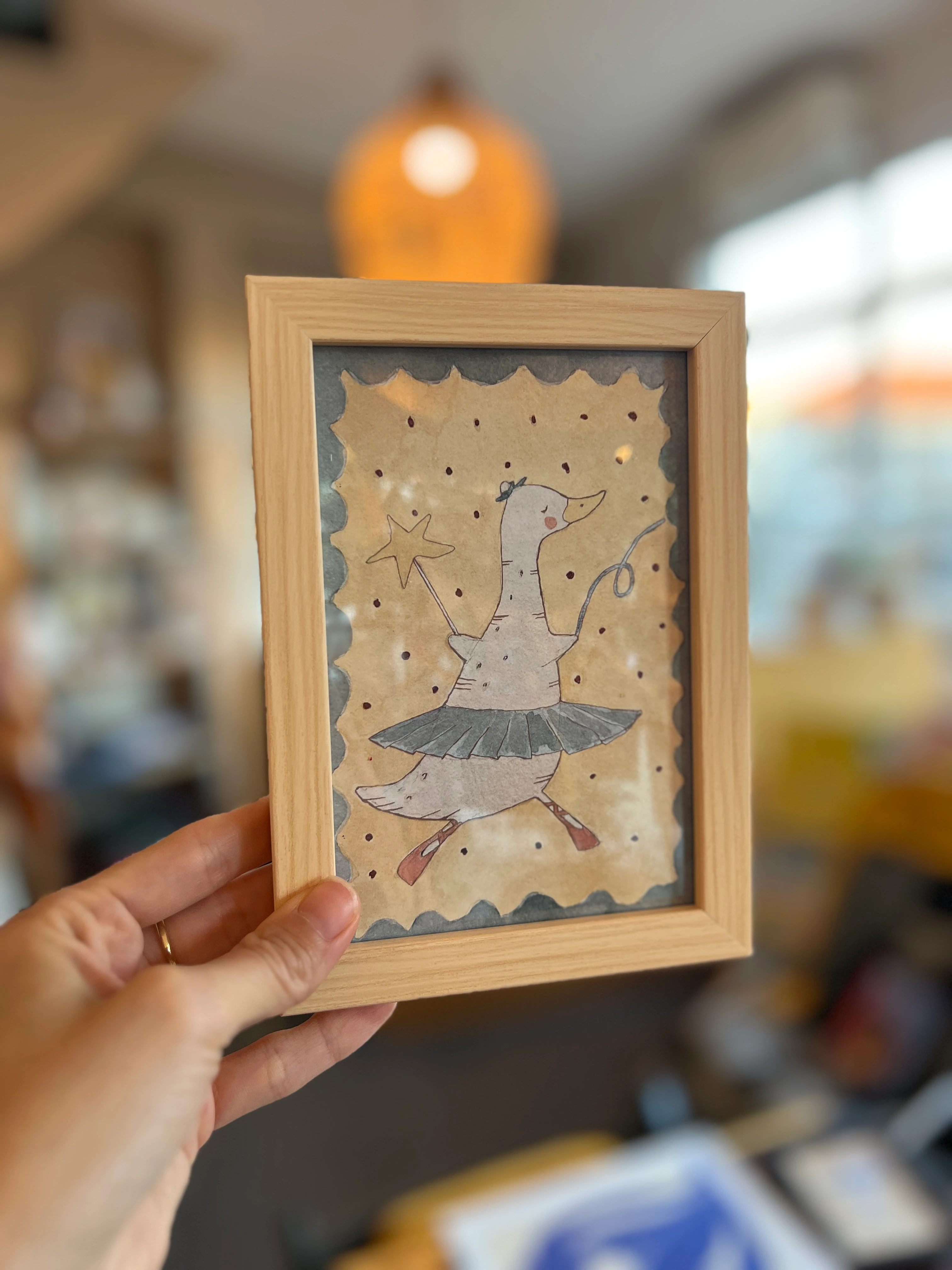 'Ballerina Goose' Çerçeve