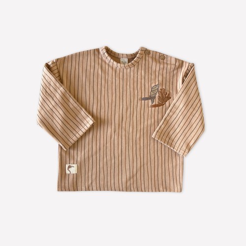 Auntie Me Organic 'Wavy Striped' Sweatshirt