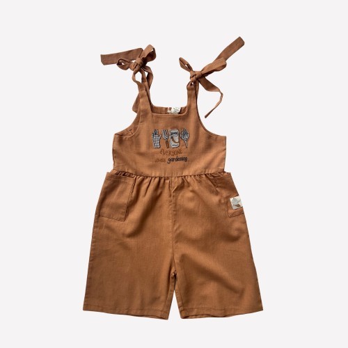 Auntie Me OrganiC Porcini 'Everyone Loves Gardening' Wide Leg Jumpsuit