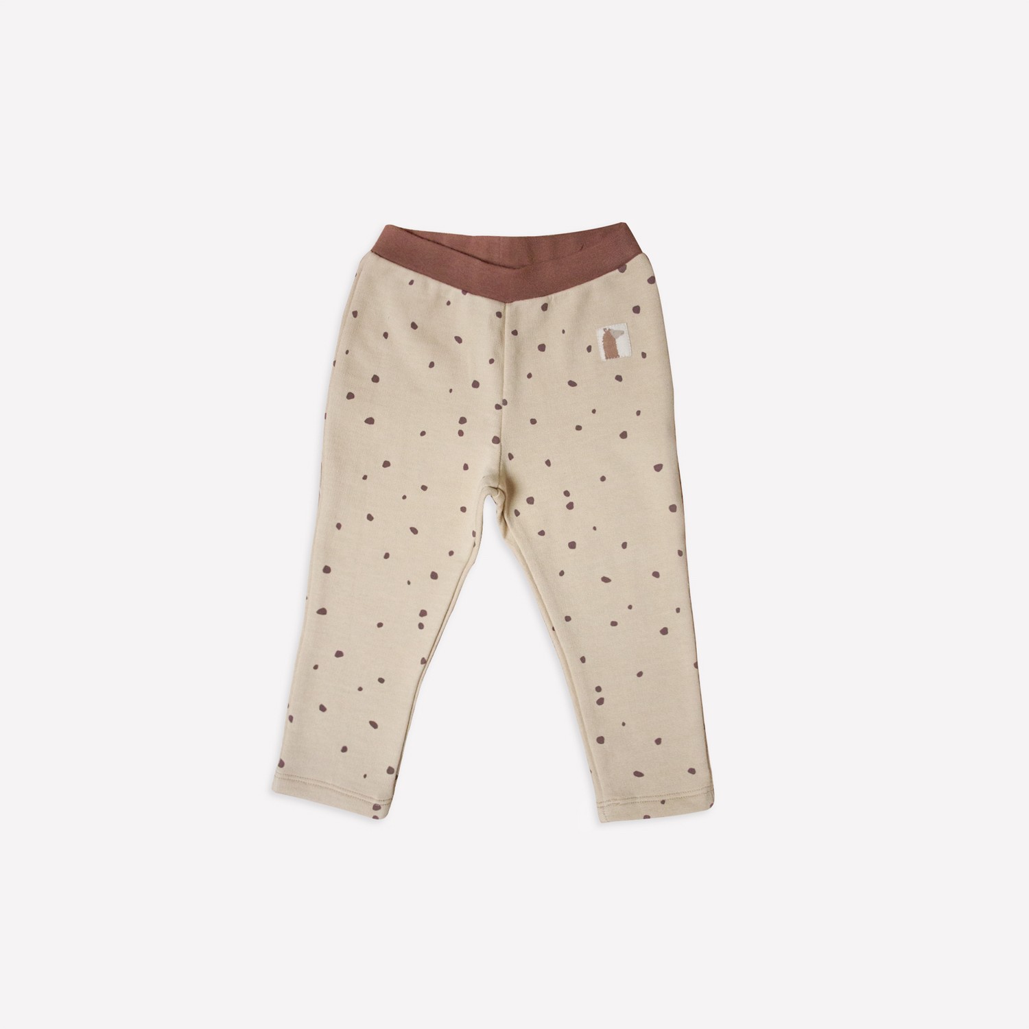 Auntie Me Organic Semolina ‘Irregular Dots’ Legging