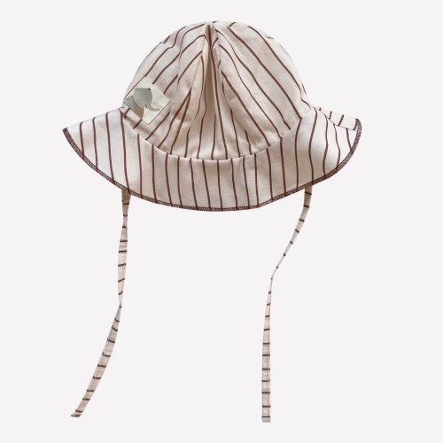 Auntie Me Organic Striped Double Sided Woven Sun Hat