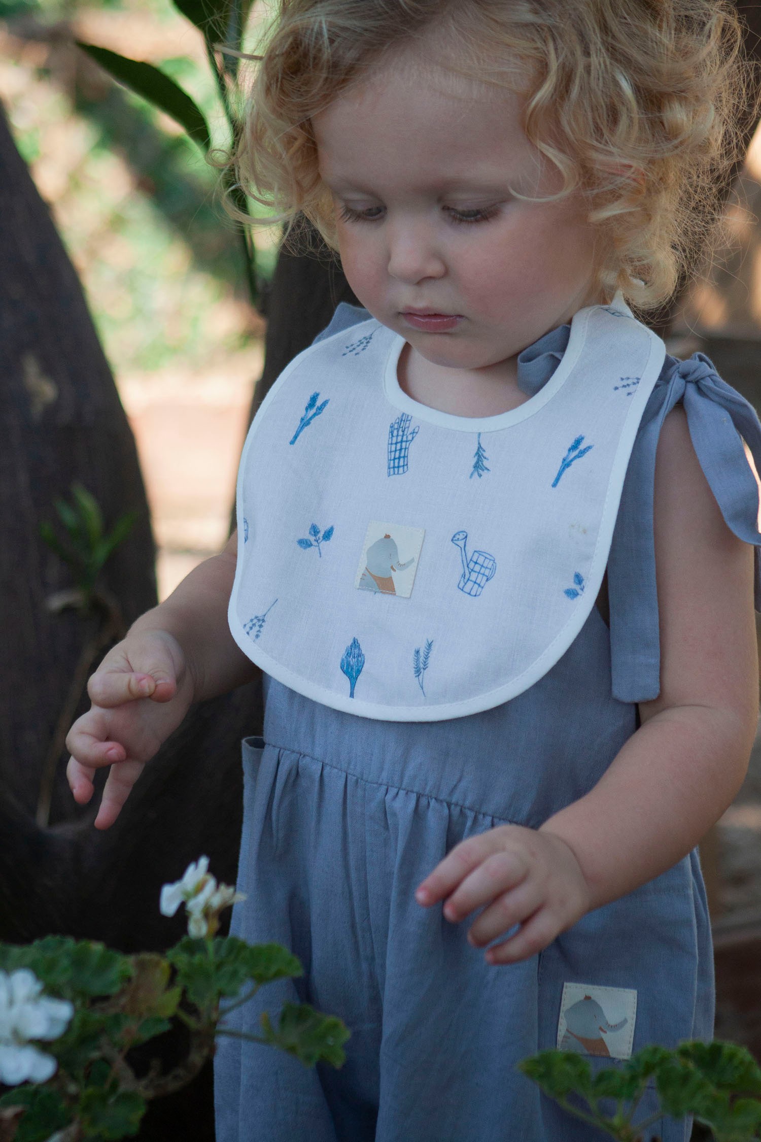 Auntie Me Organik 'Gardening' Çift Taraflı Dokuma Önlük