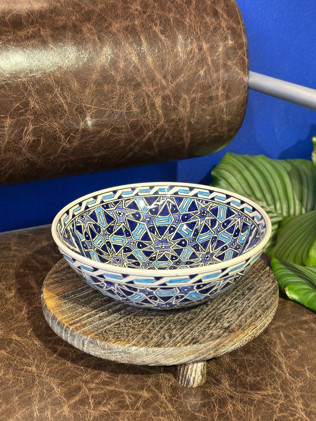 Özel Desen Kütahya Çini Kase (20 cm) - 2. Desen